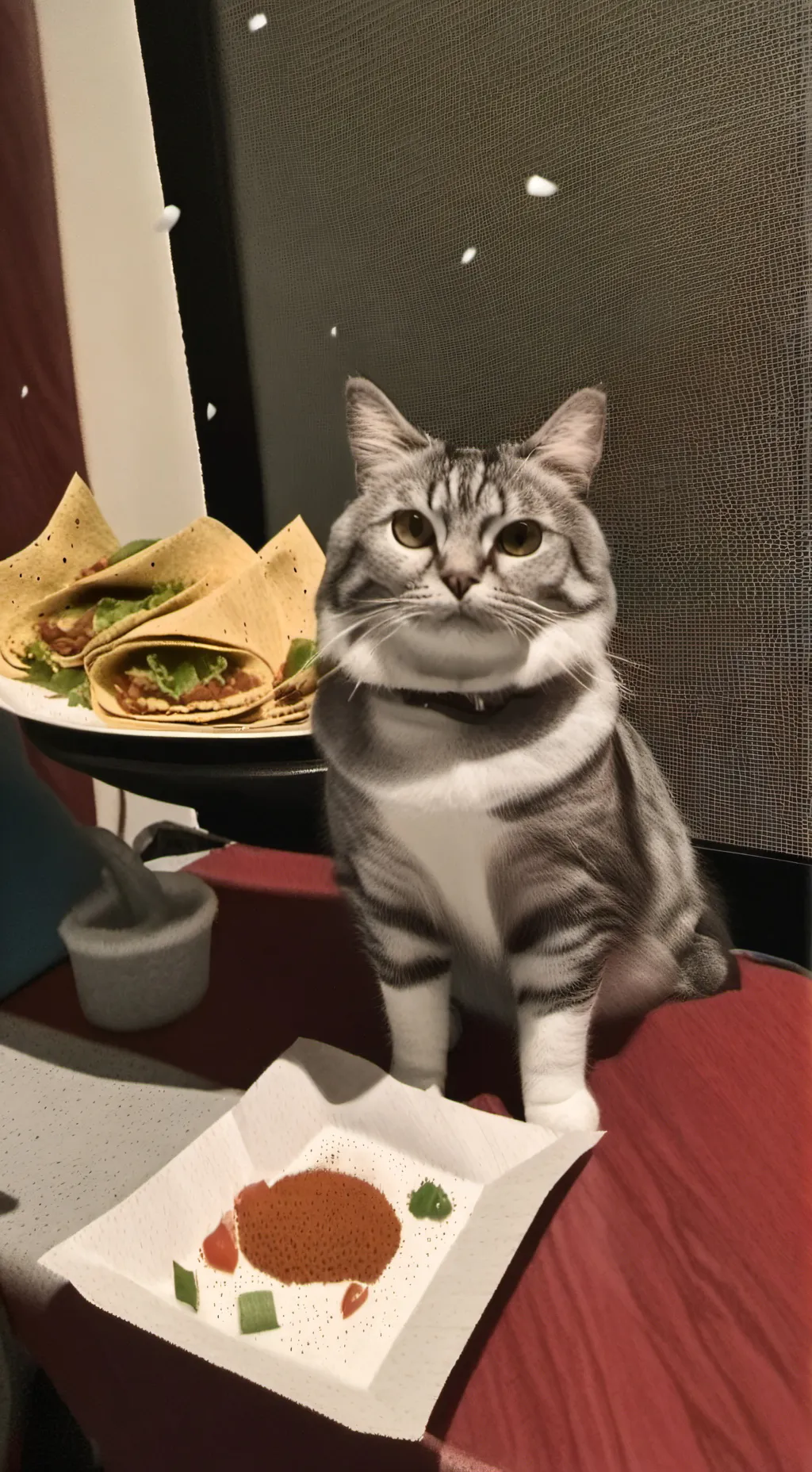 ai character: Mex cat background