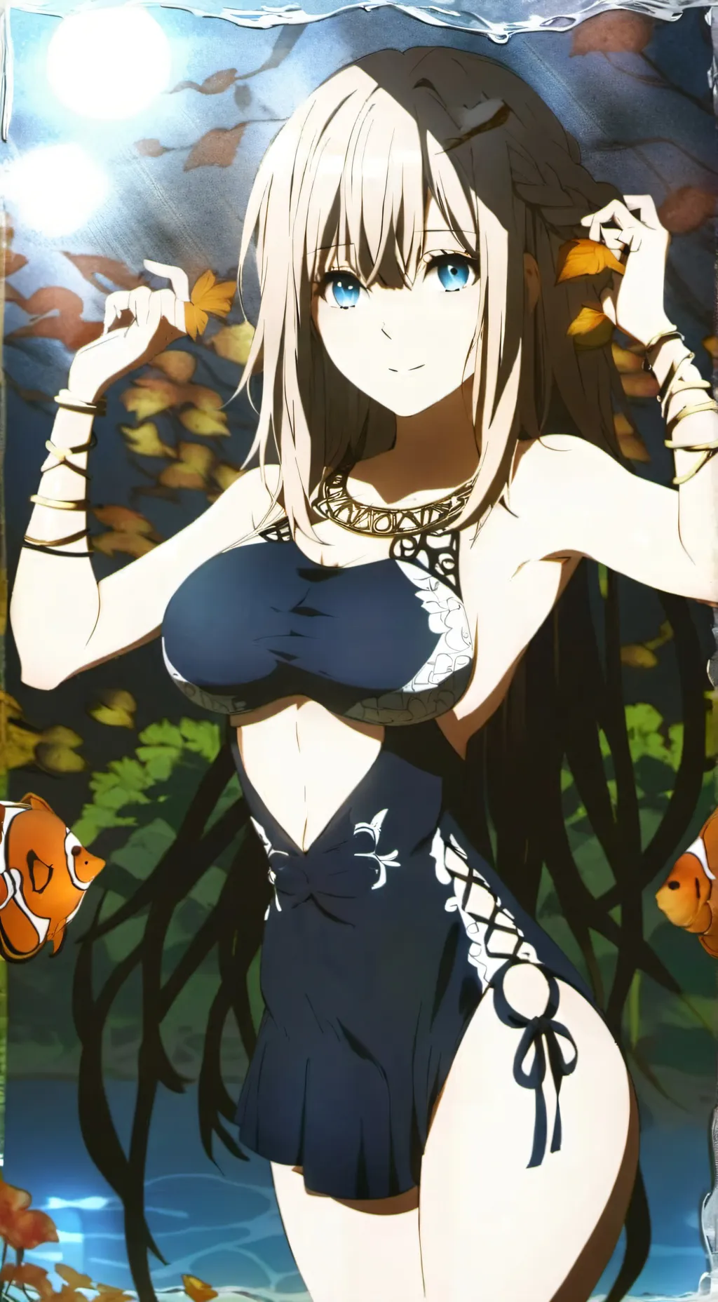 ai character: Evie  background