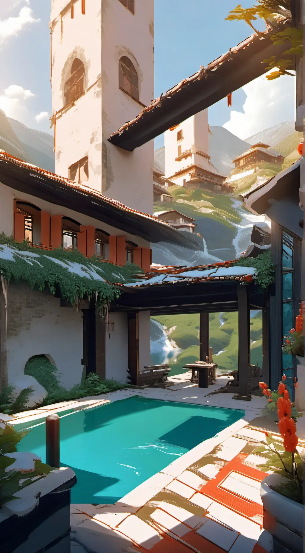 ai character: test de beauté background