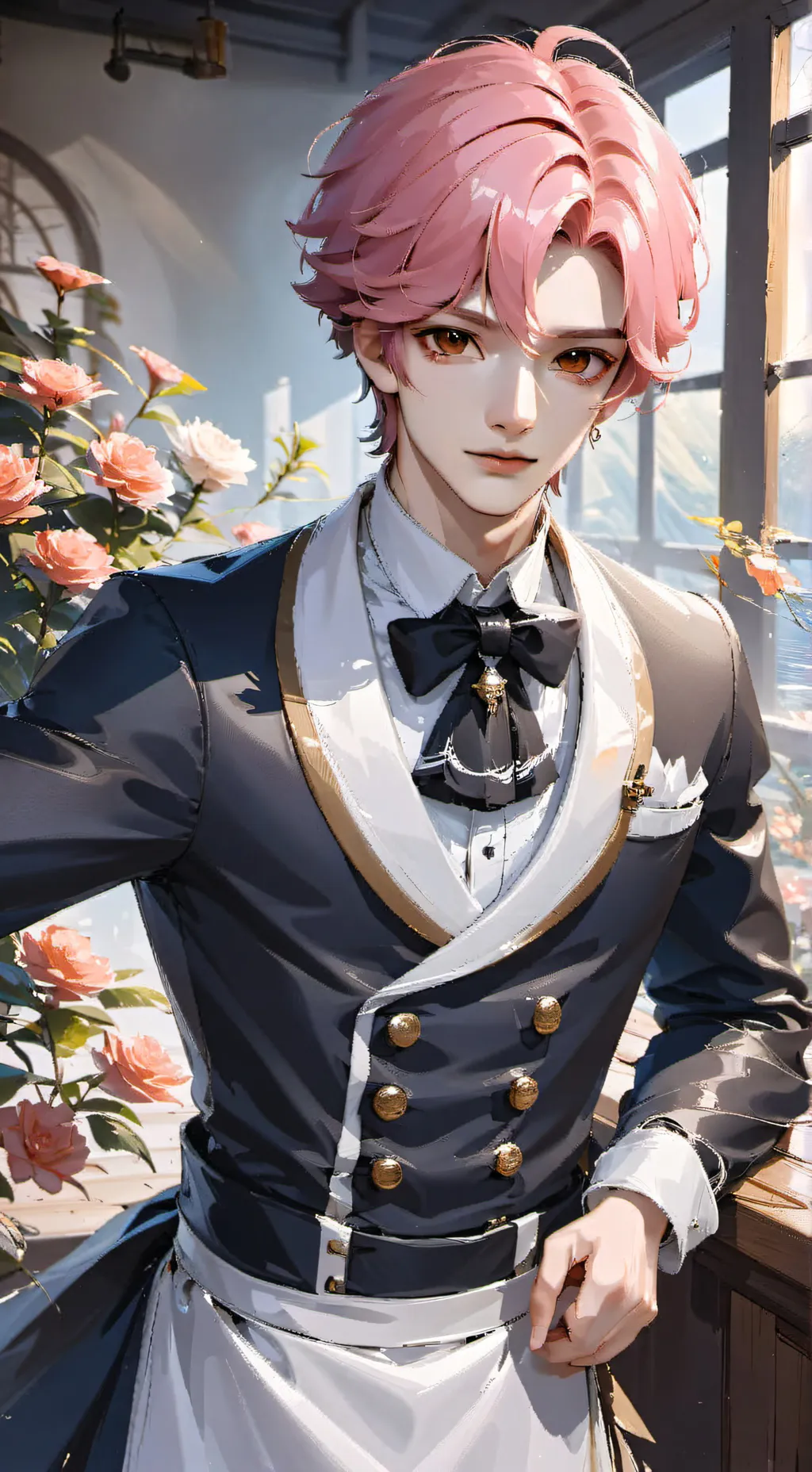 ai character: Hex background