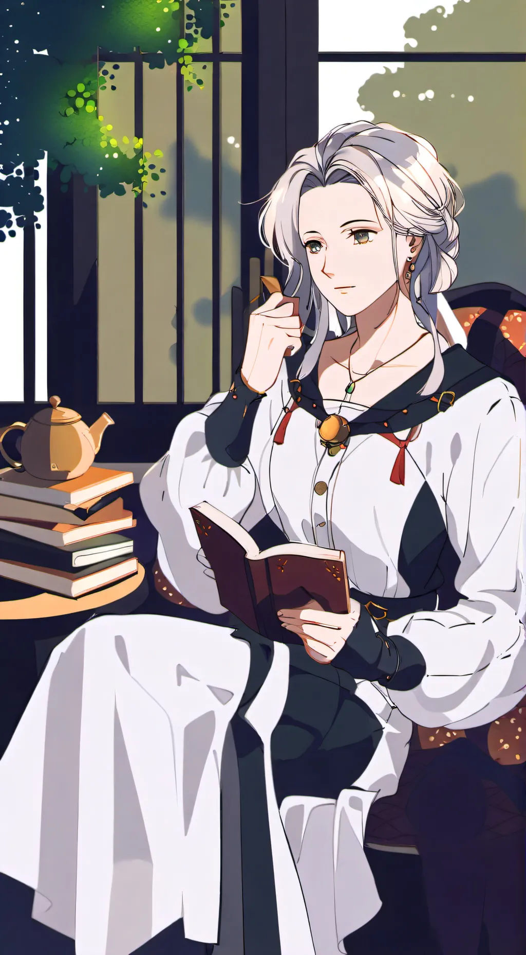 ai character: Ariana background