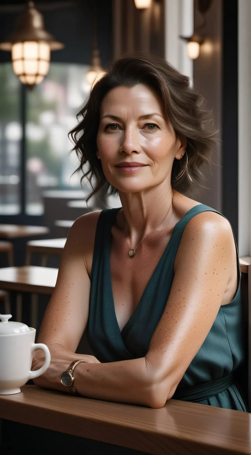 ai character: Laura  background