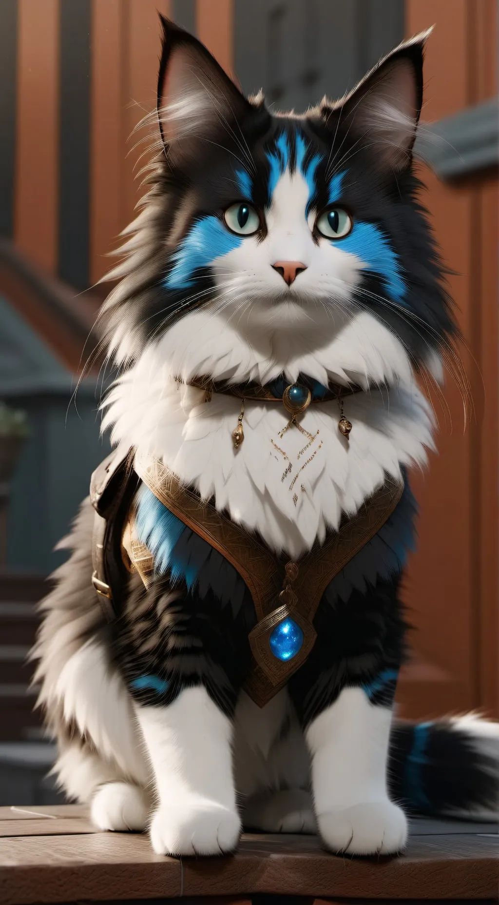 ai character: warrior cats  background