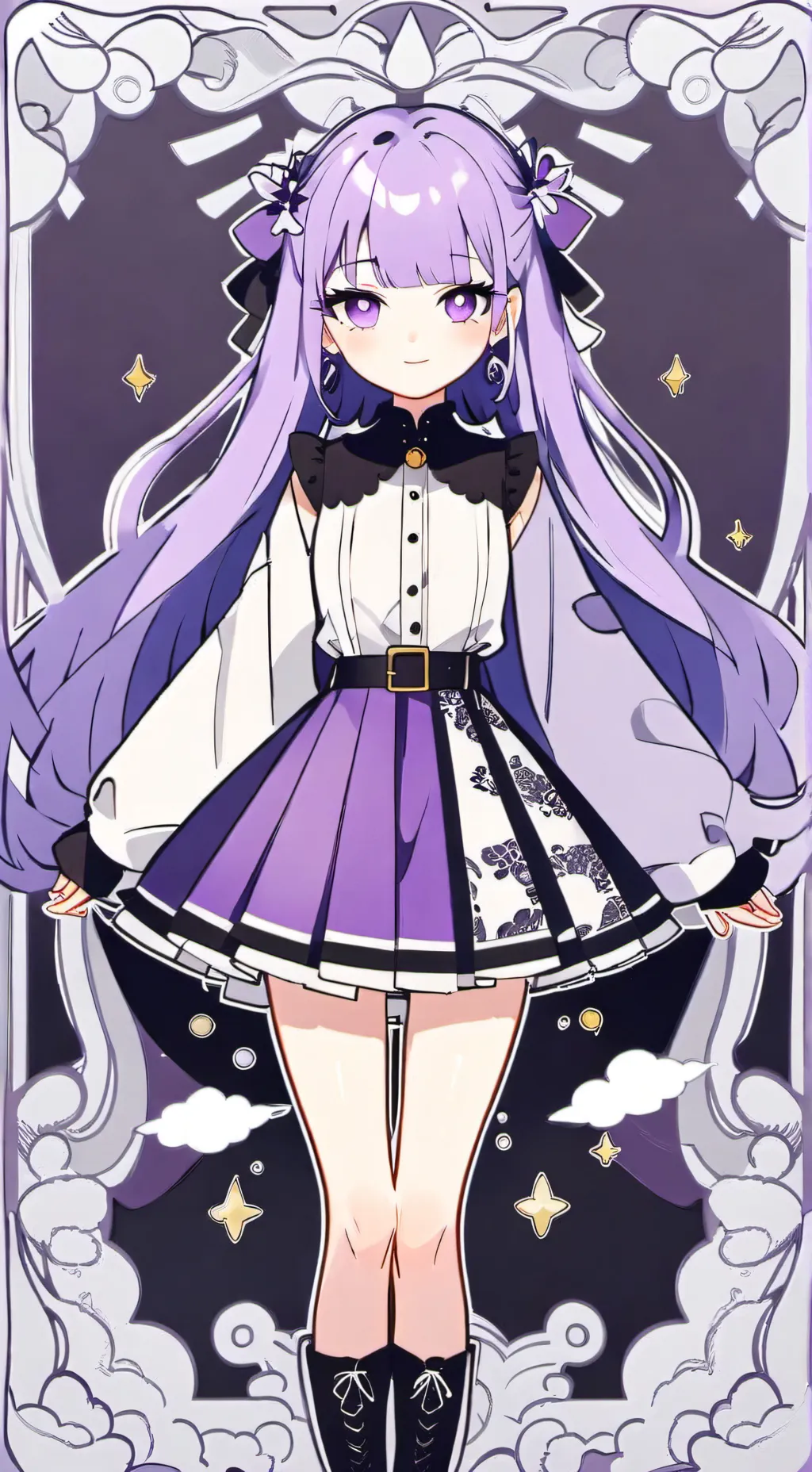 ai character: Laurenzside  background