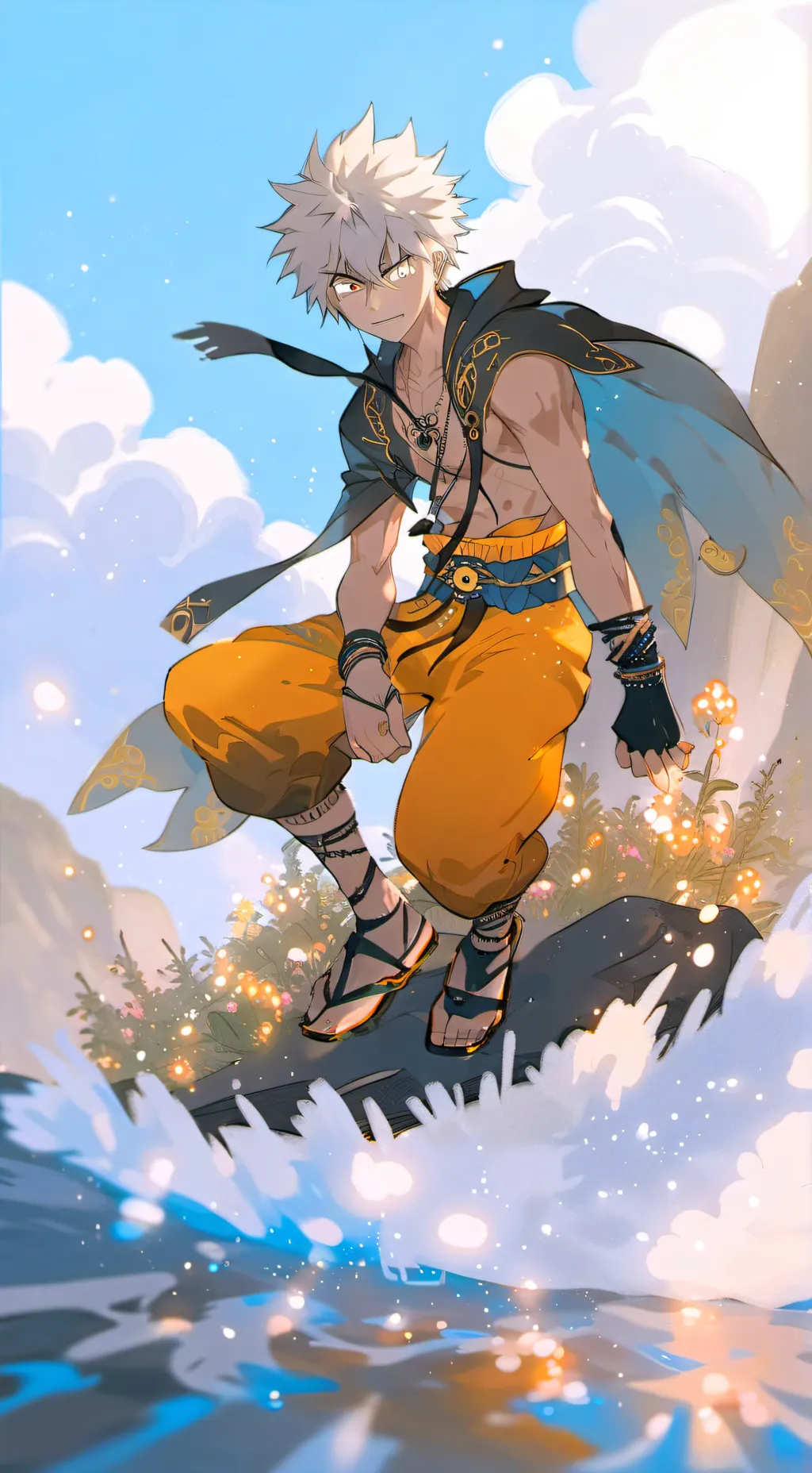 ai character: Bakugo background