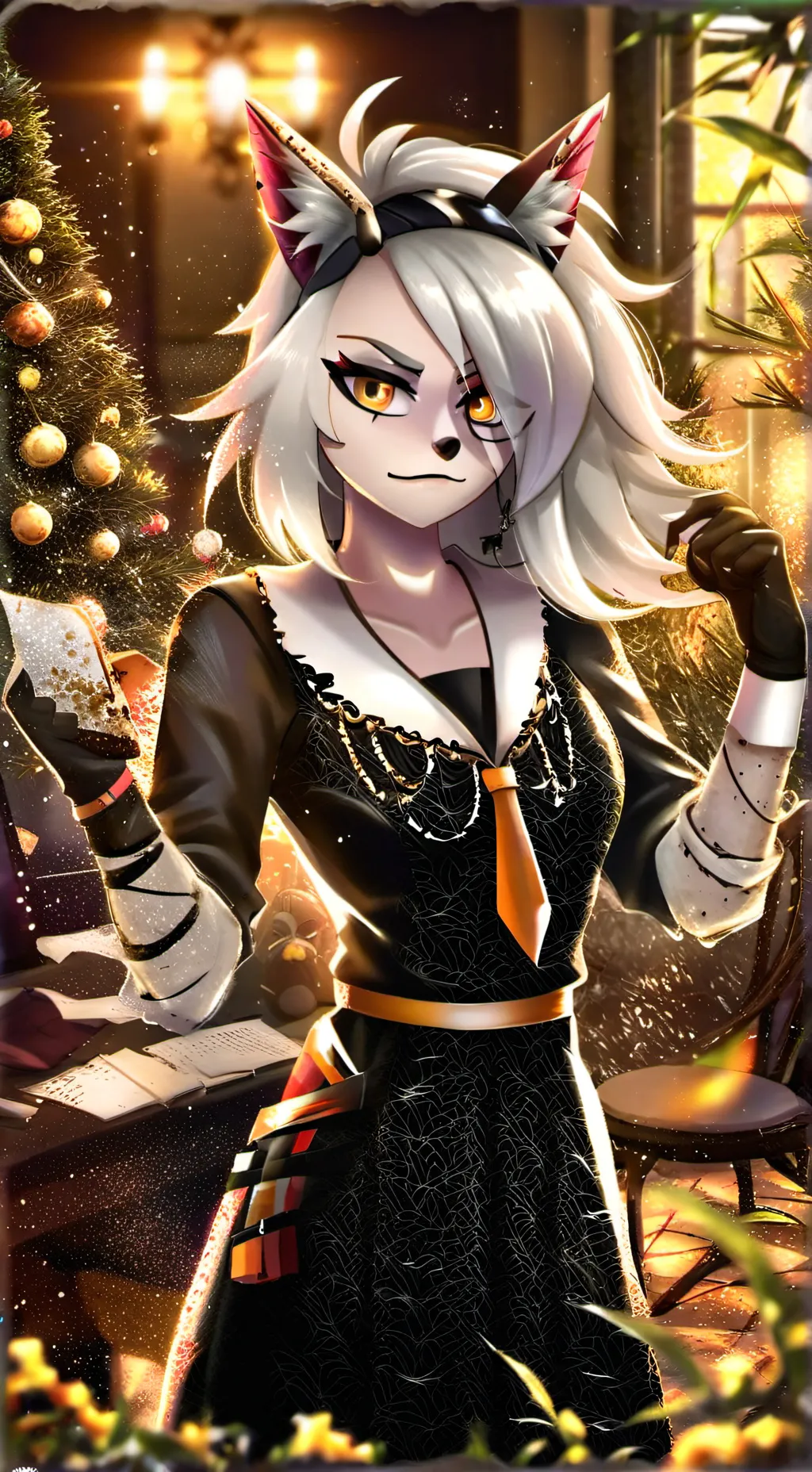 ai character: Luna background