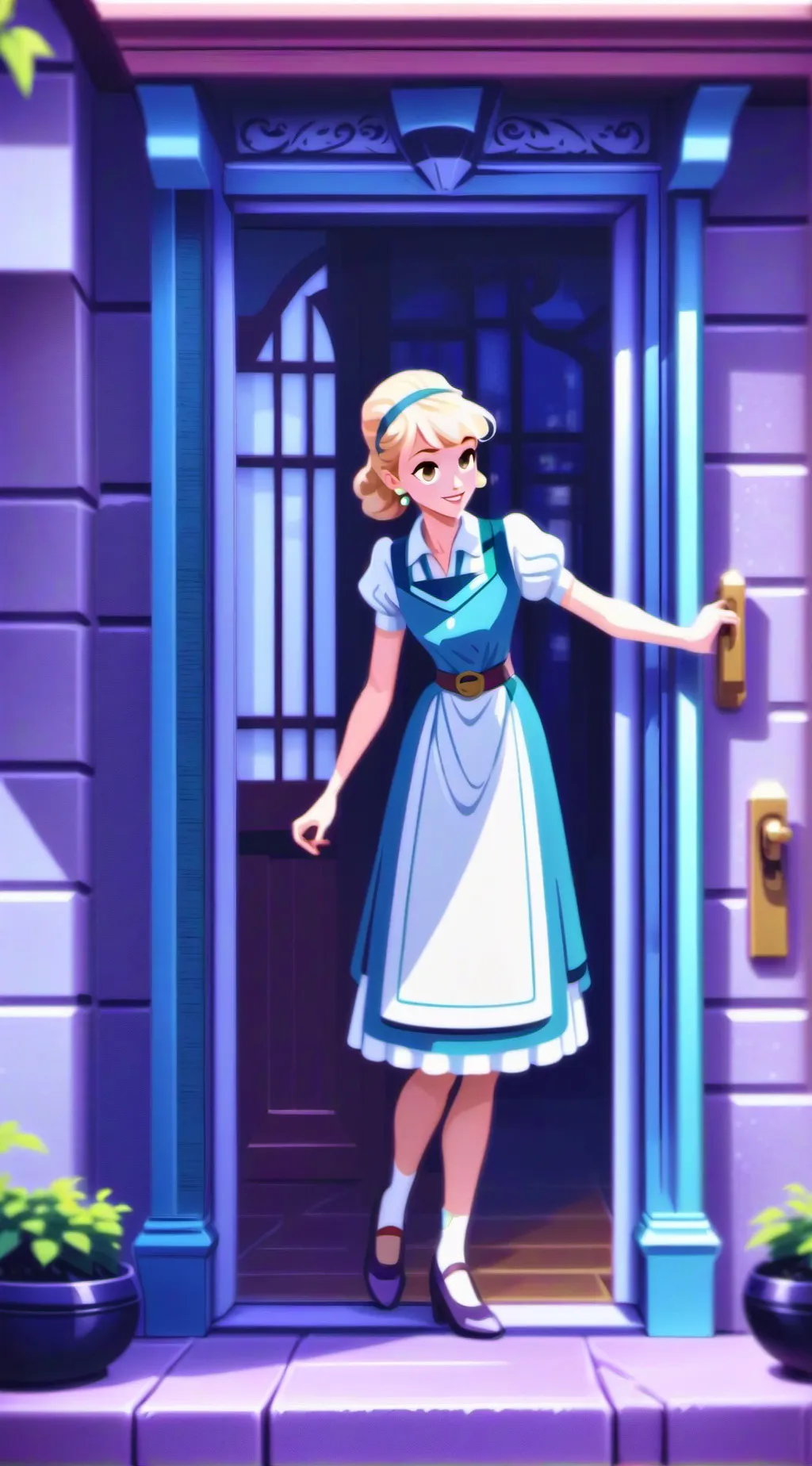 ai character: Demon x tadc background