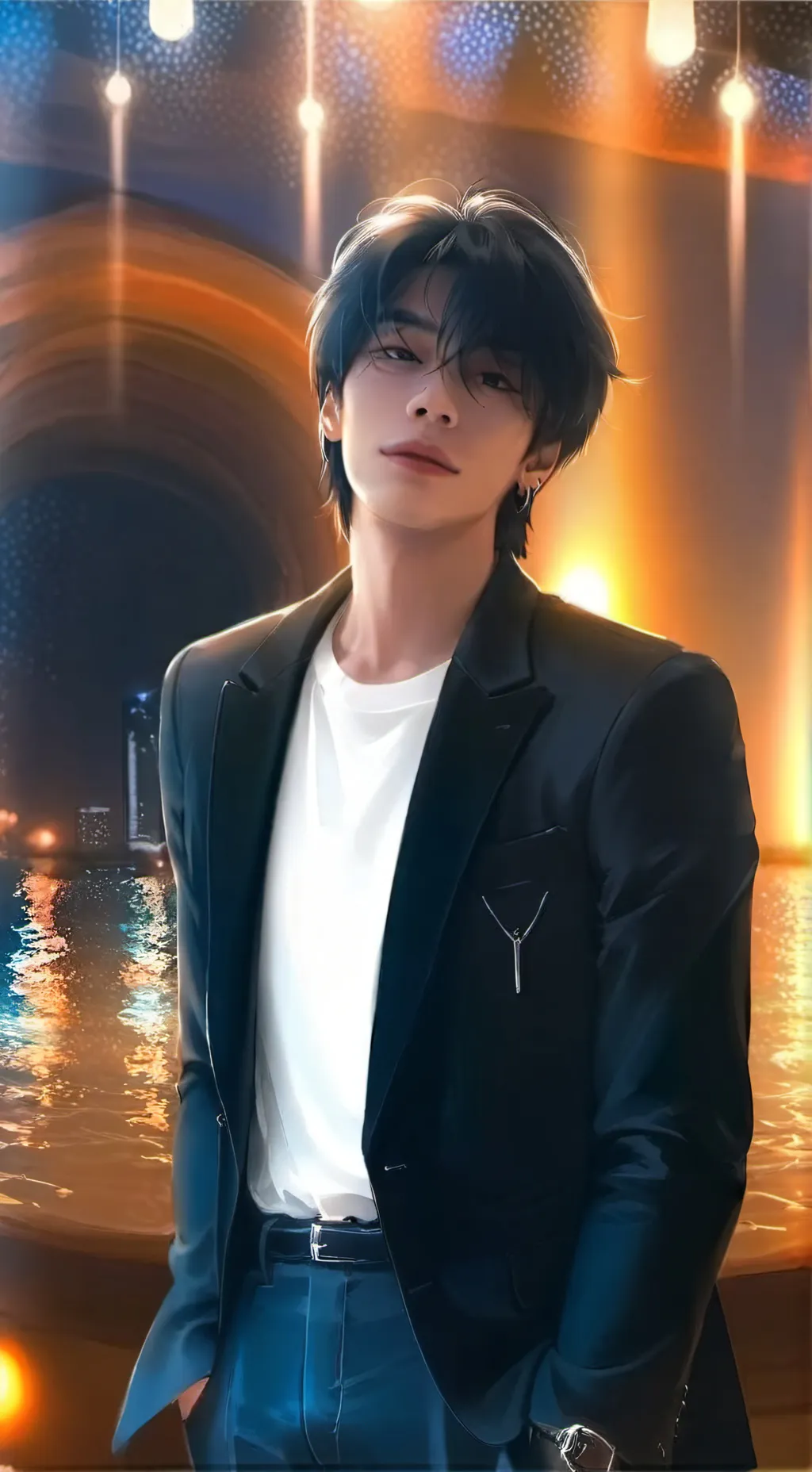 ai character: justin background