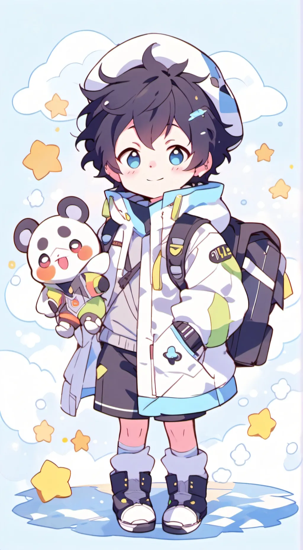 ai character: mha noël background