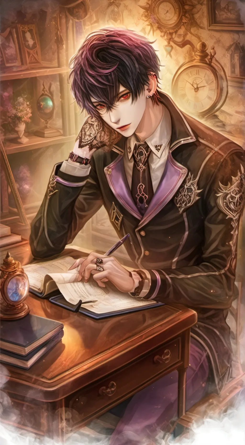 ai character: Michael  background