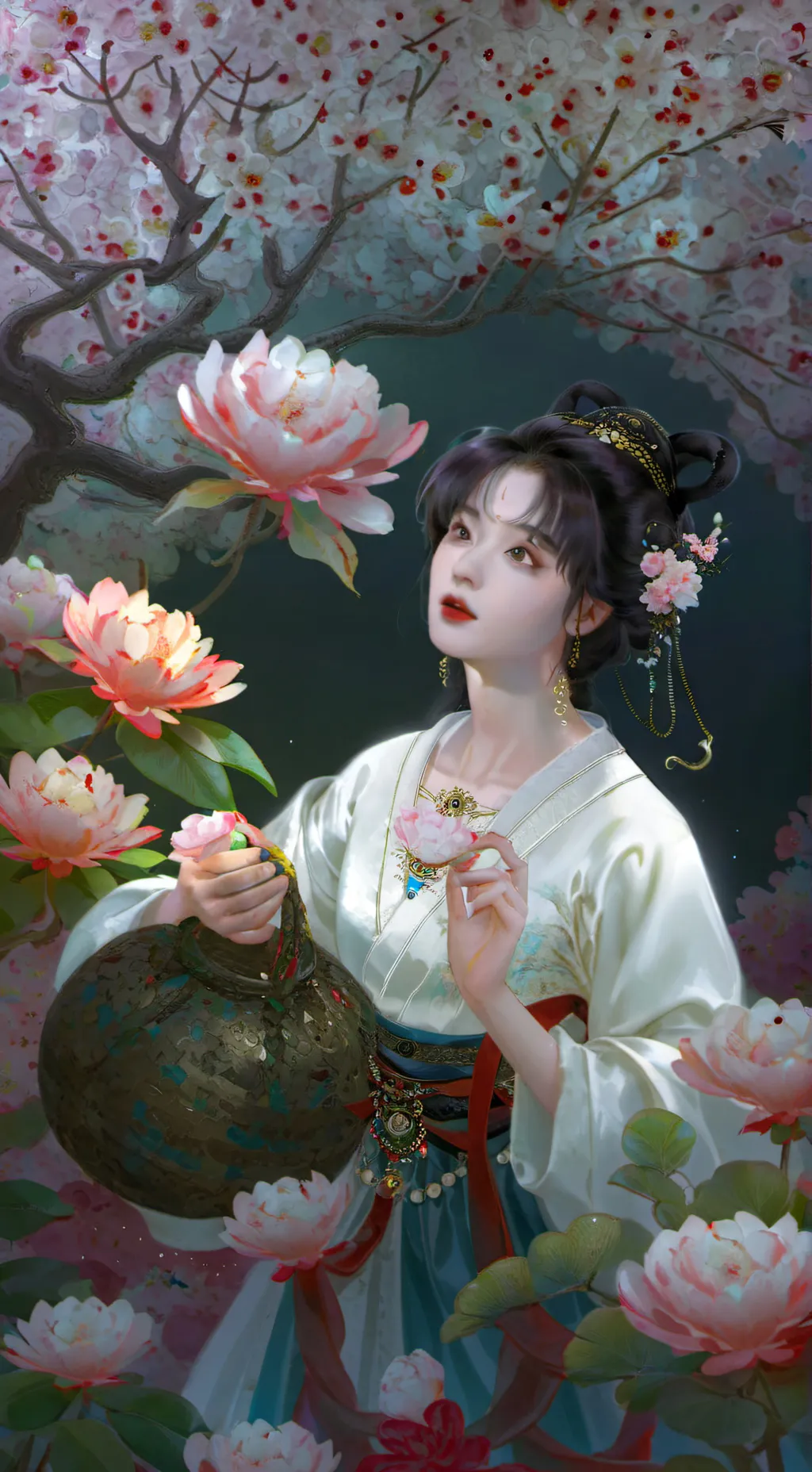 ai character: Straykids fire  background