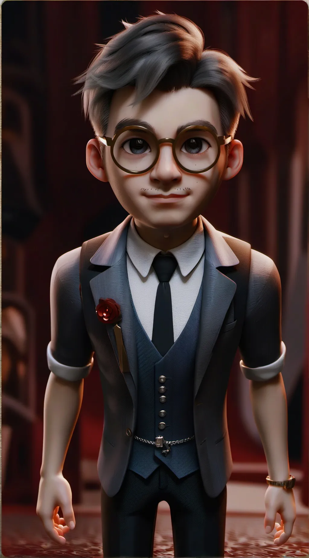 ai character: weak background