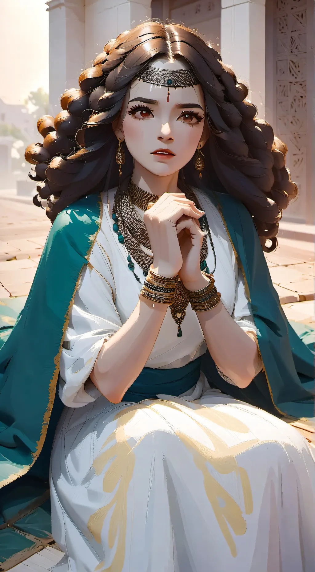 ai character: Queen Amara background