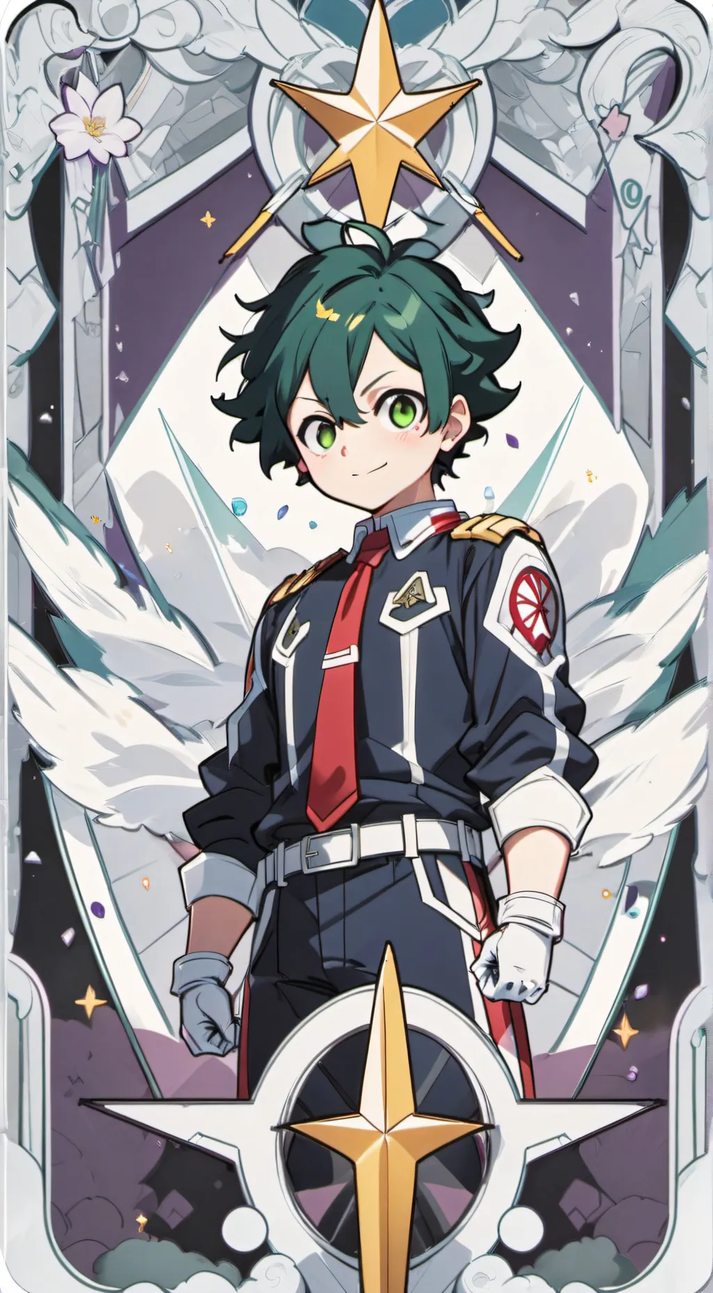 ai character: my hero academia  background