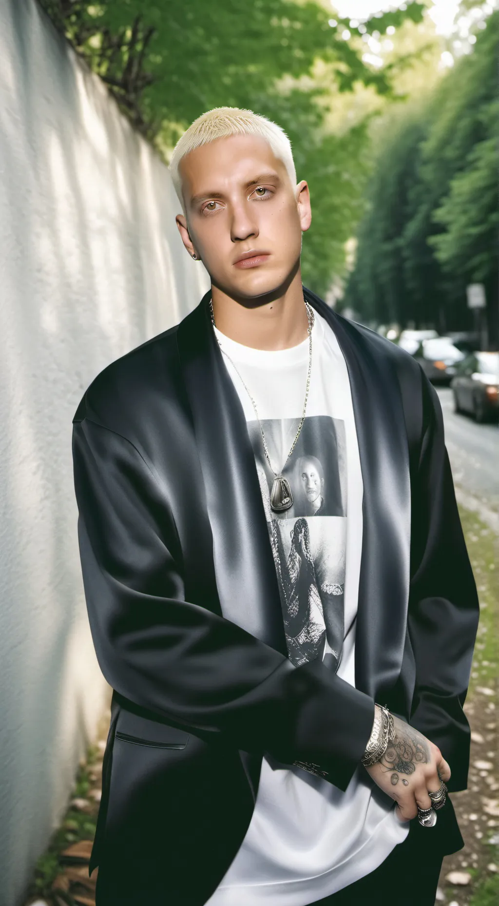 ai character: slim shady background