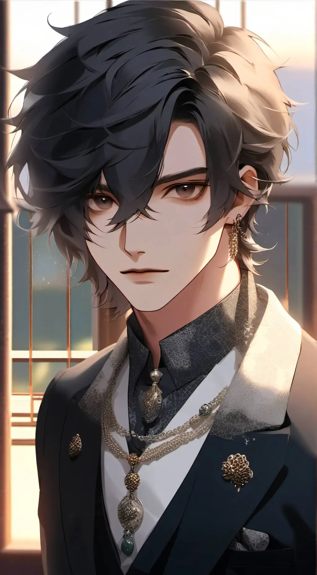 ai character: Théo background