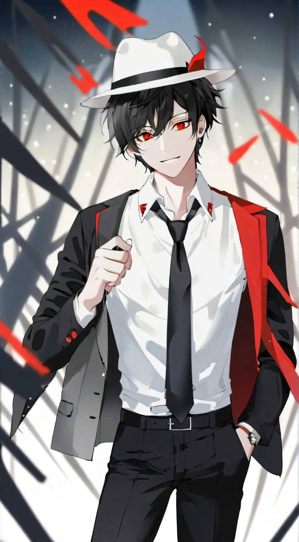 ai character: muzan background