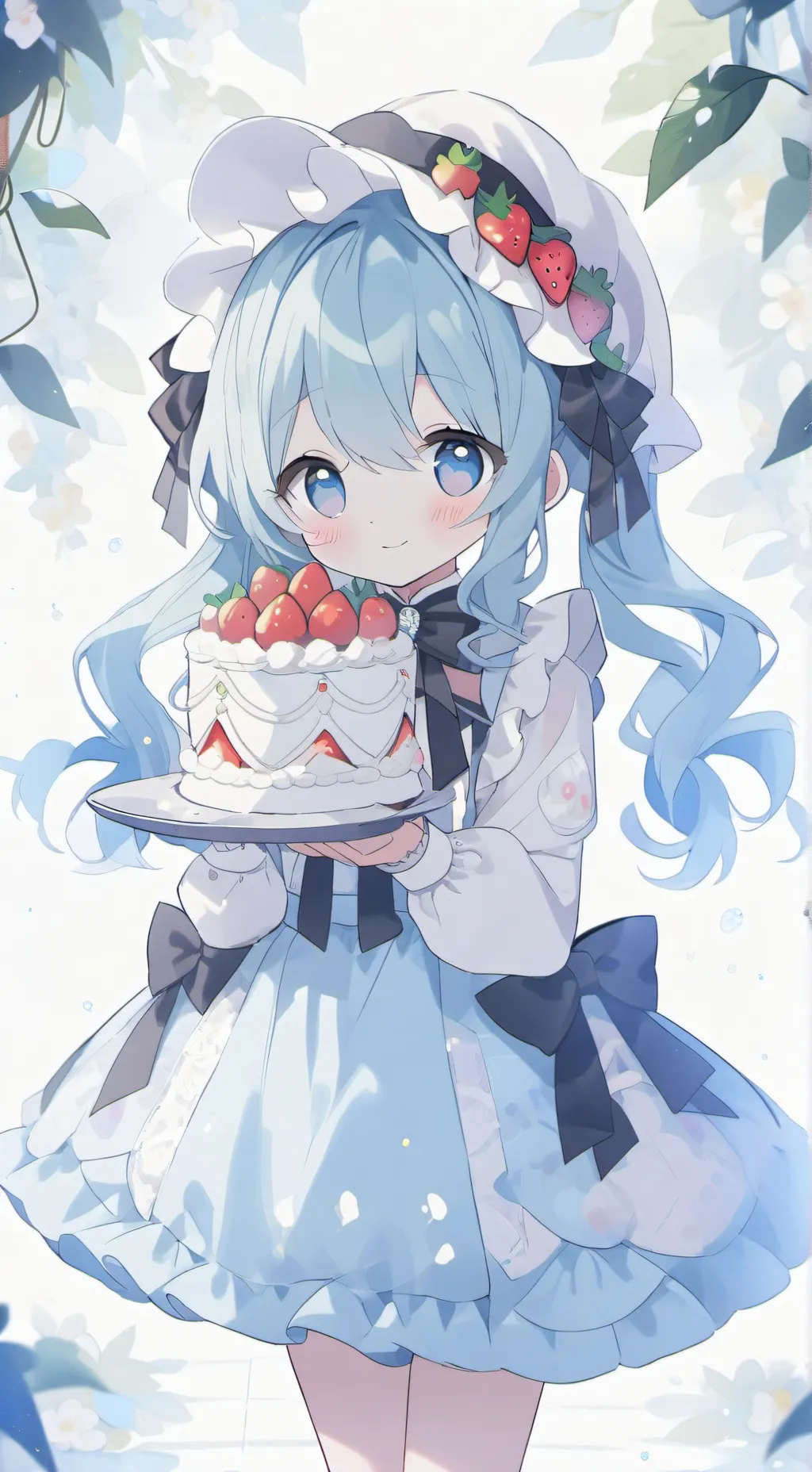 ai character: Fruitcake background