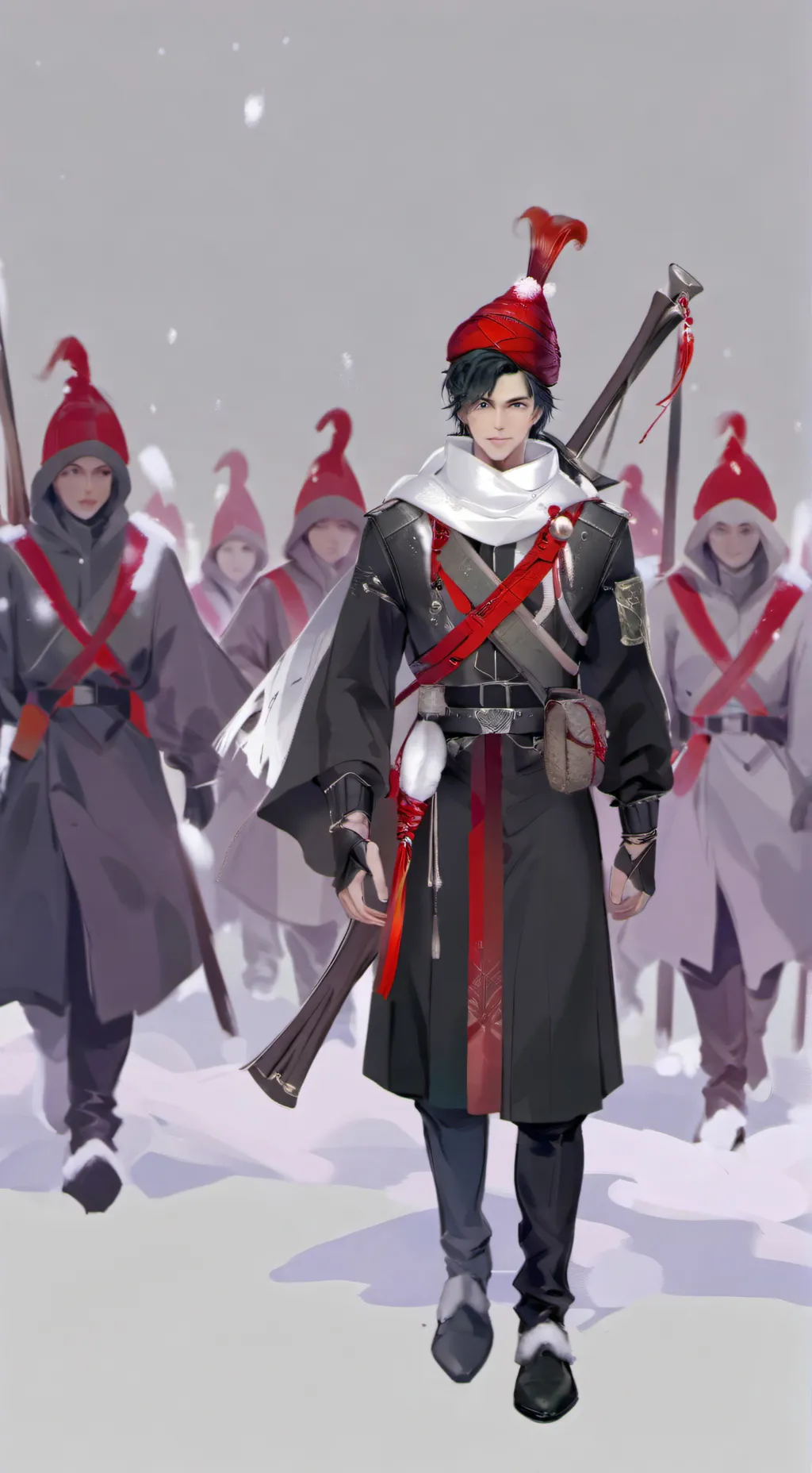 ai character: Narvik, 1940. background