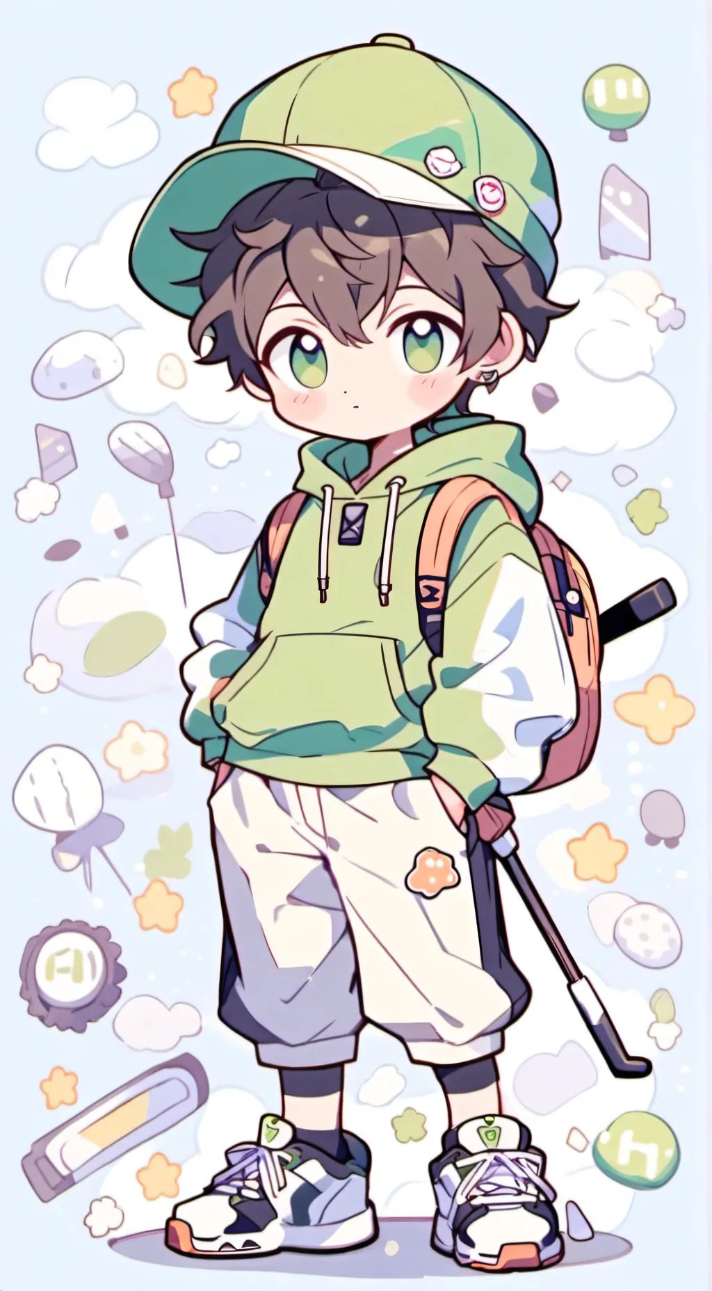 ai character: Karter golfmaster background