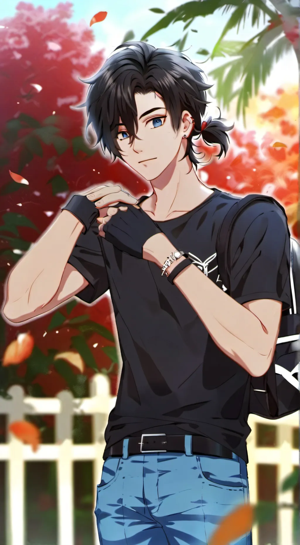 ai character: Leo background