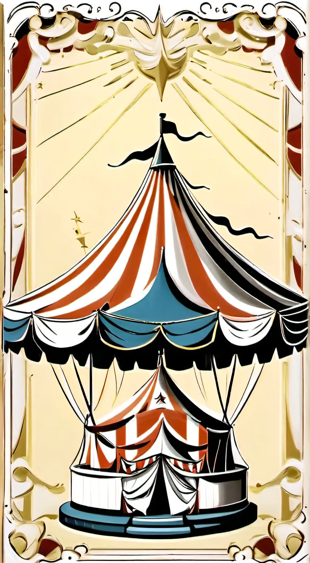 ai character: digital circus  background