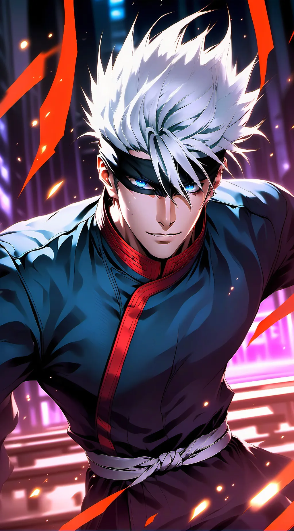 ai character: Gojo Satoru background