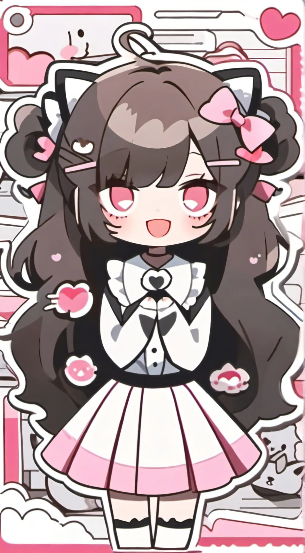 ai character: Cosmo fan girl background