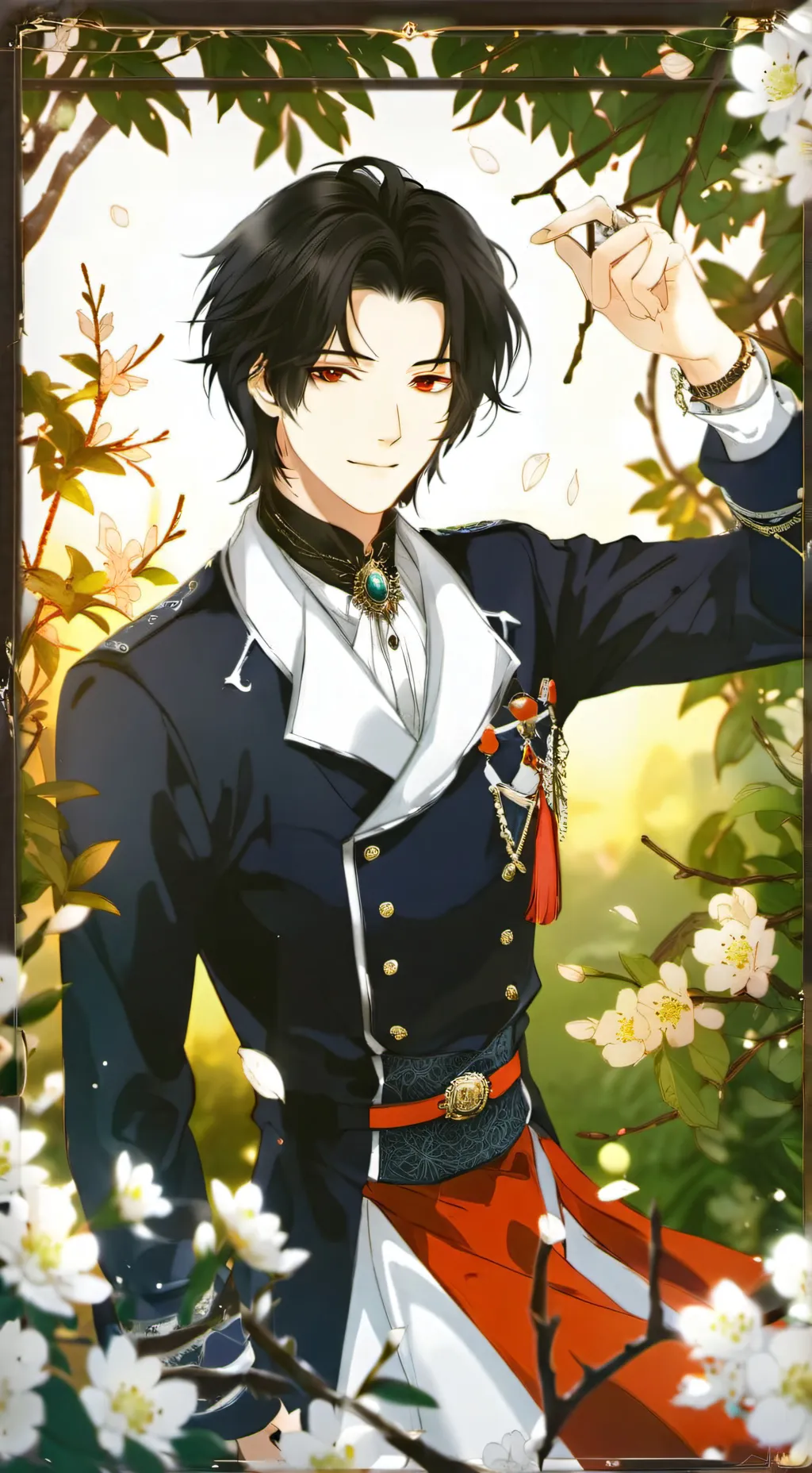 ai character: фенг  background