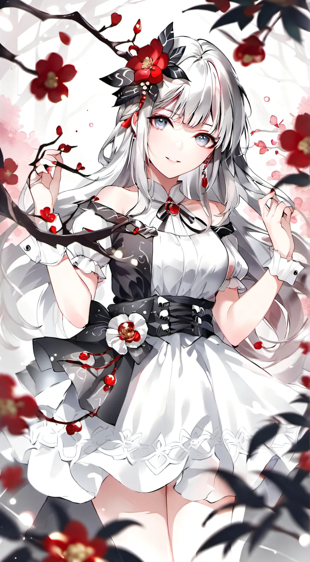 ai character: Popular girl ￼ background