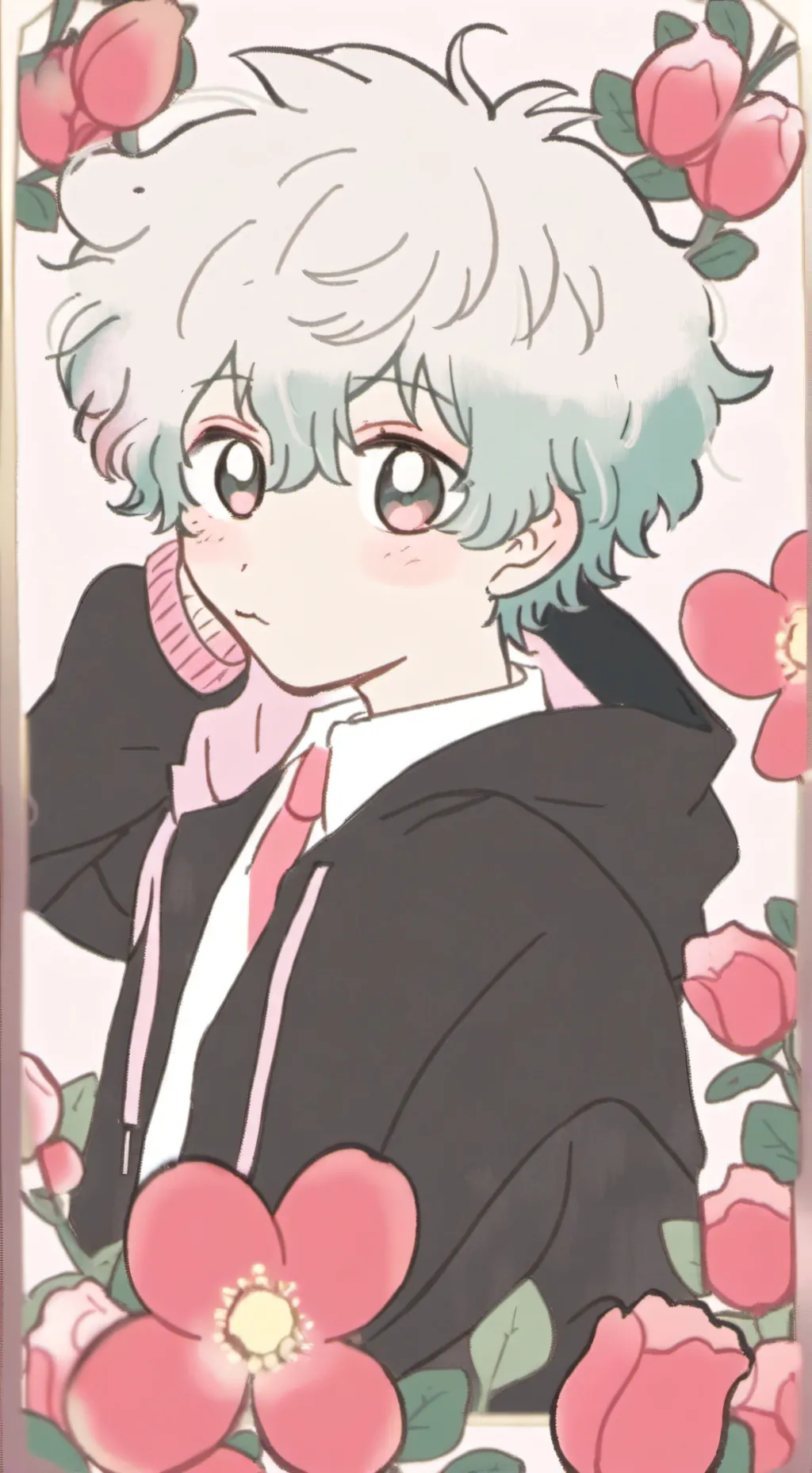 ai character: BakuMari Siblings background