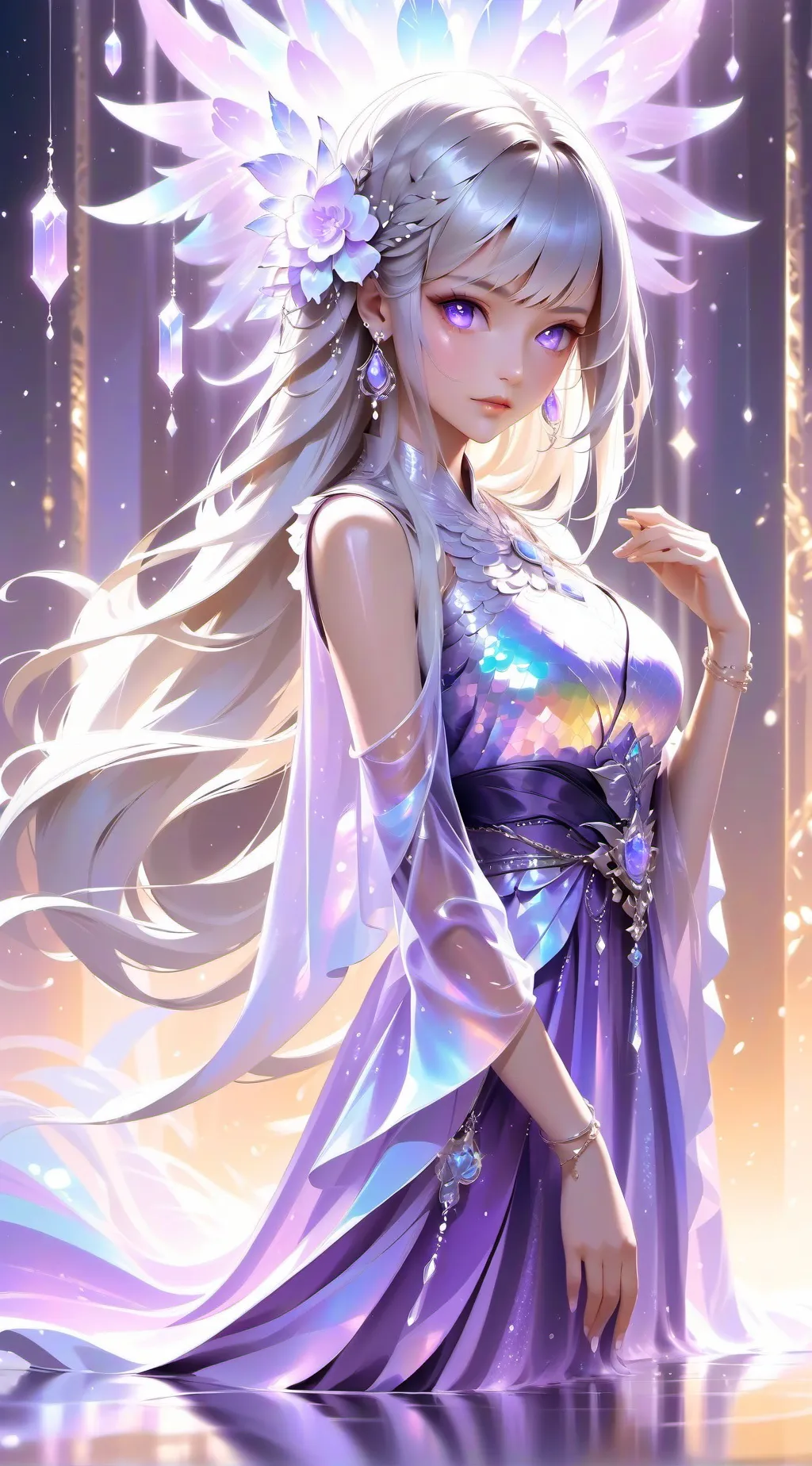 ai character: MHA fight background