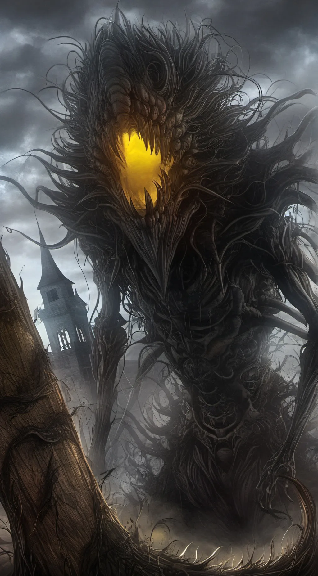 ai character: locust background