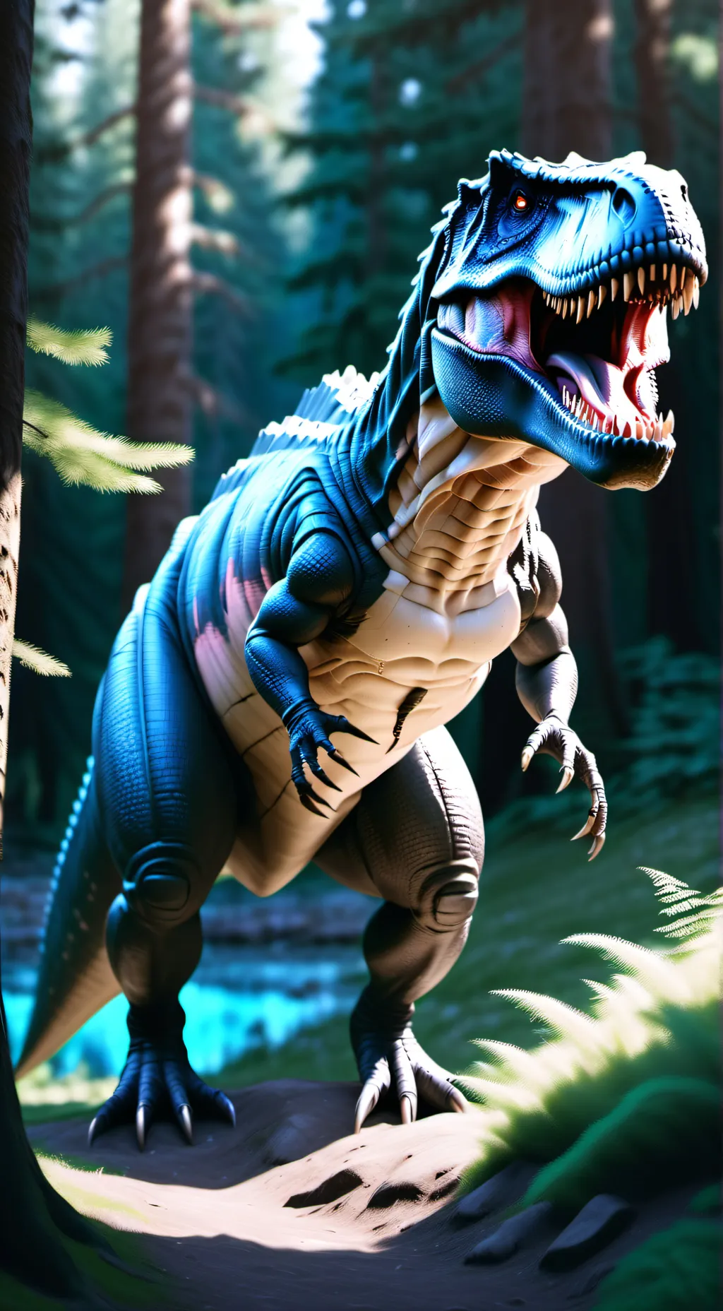 ai character: jurracic  background