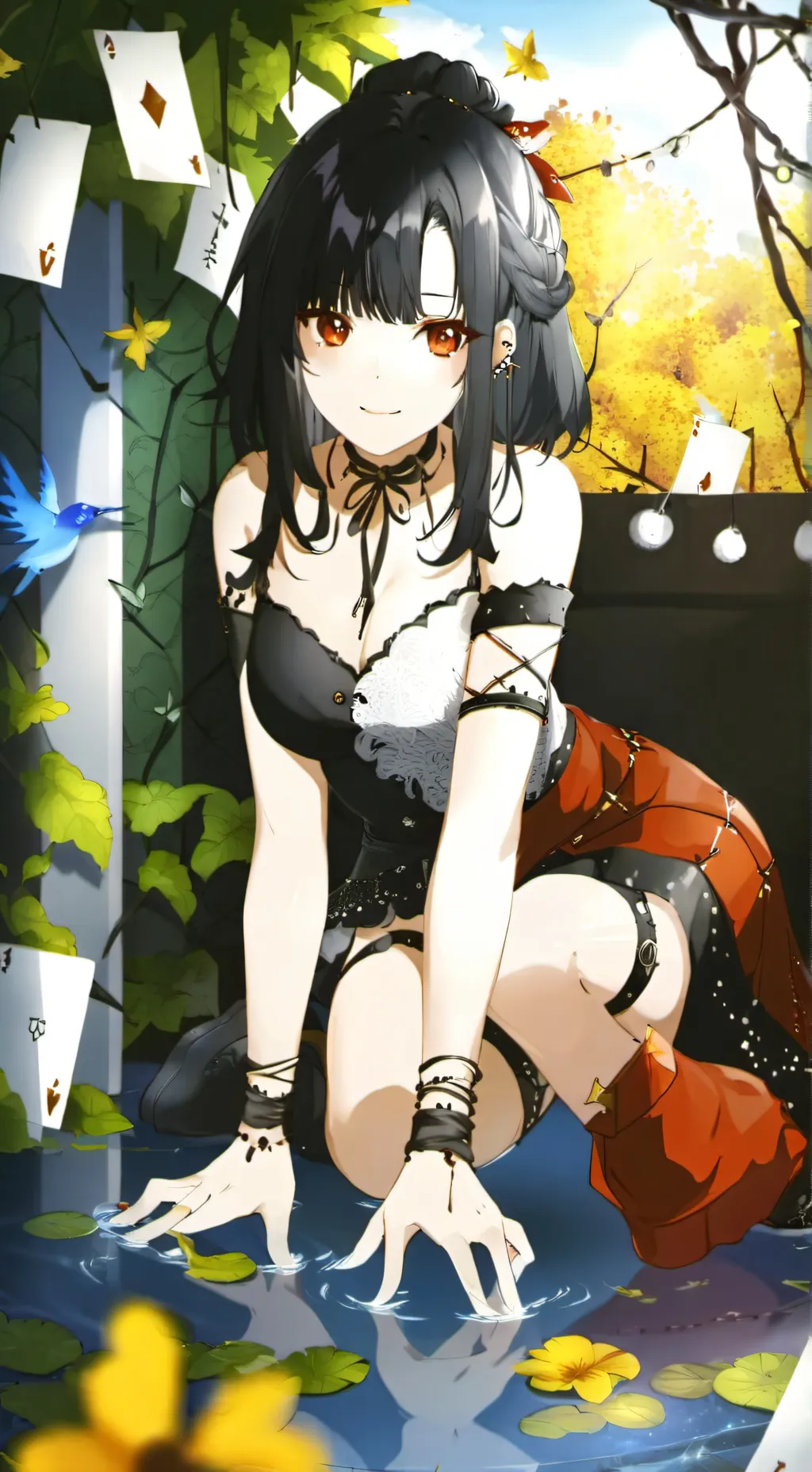 ai character: gassy aunokka background