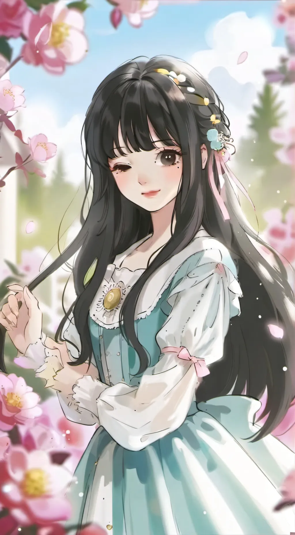 ai character: MHA Disneyword background