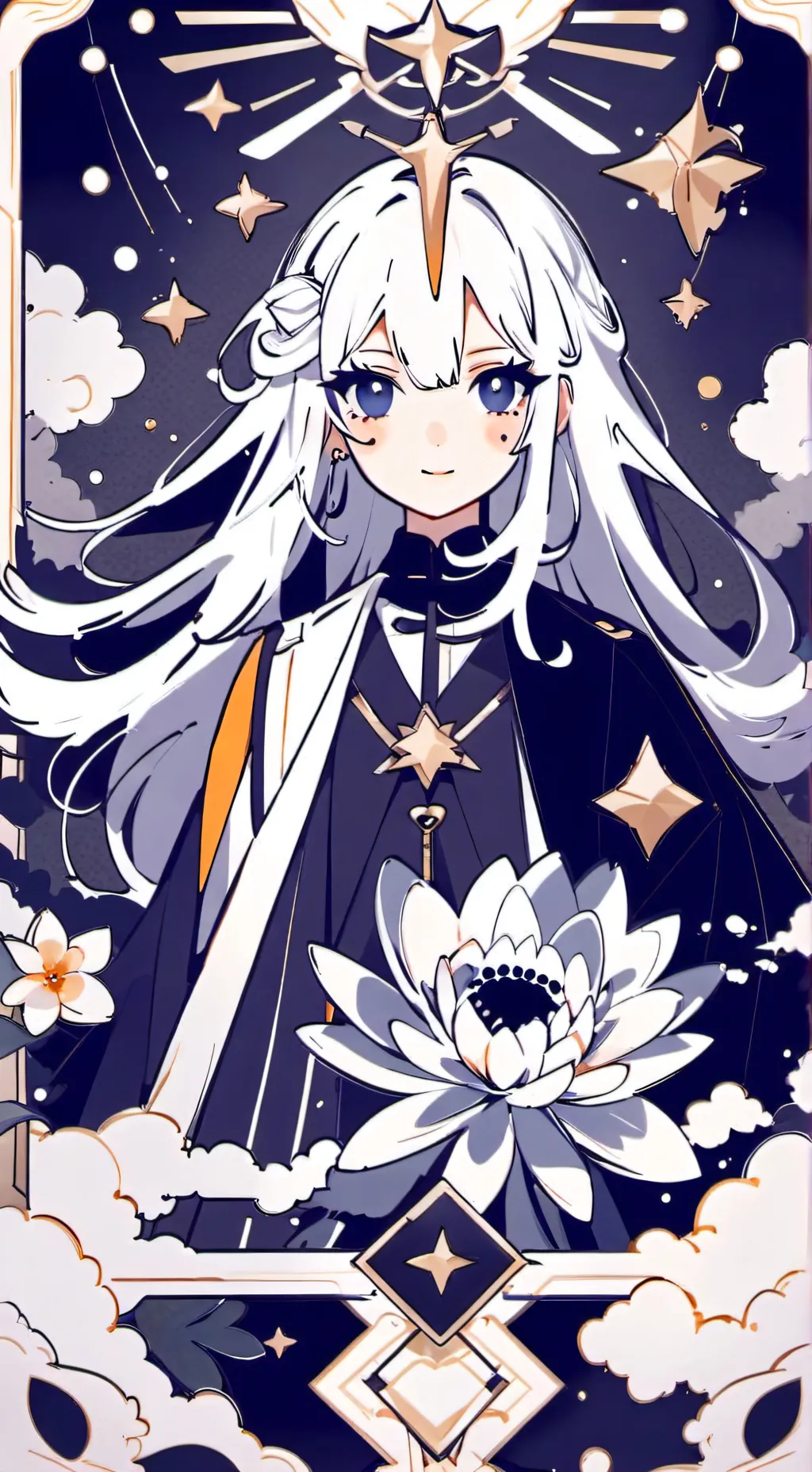 ai character: smiling critters  background