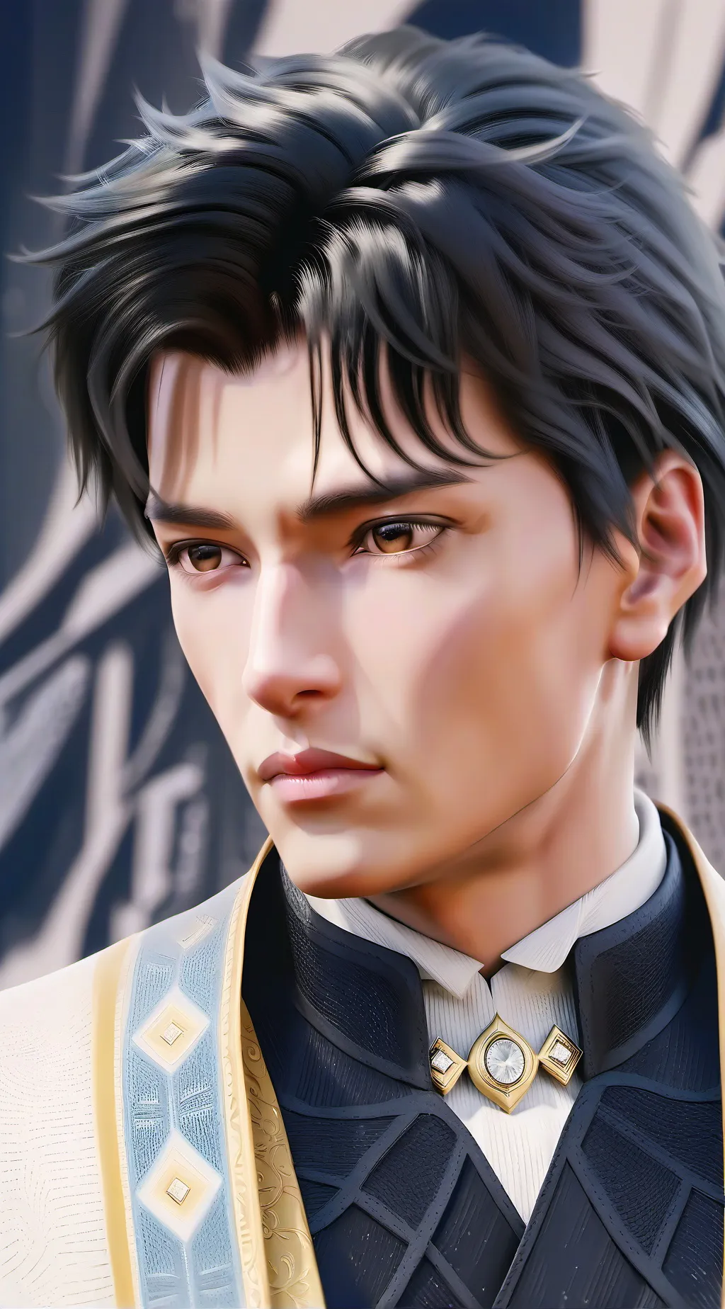 ai character: Zac  background