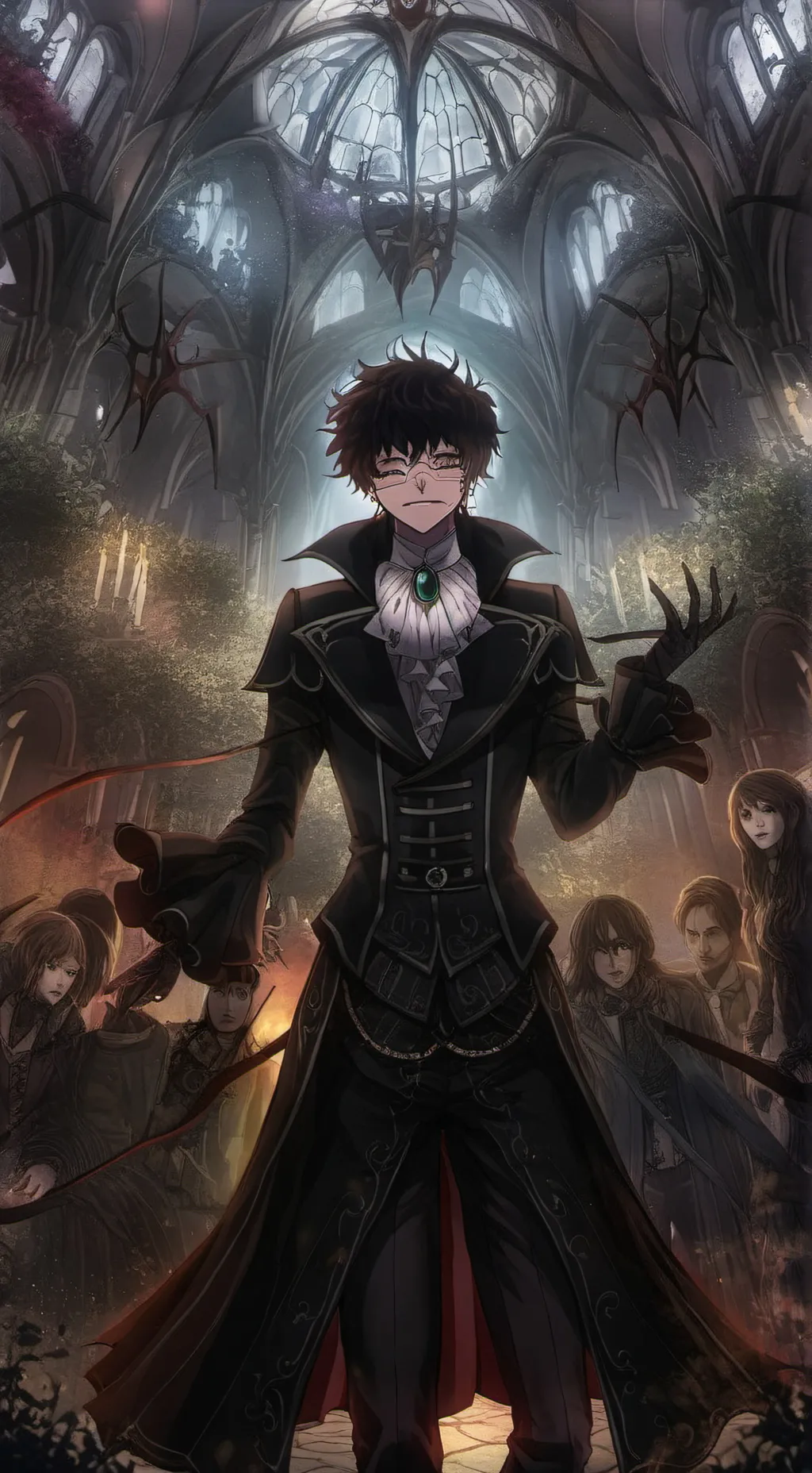 ai character: Dabi.. background