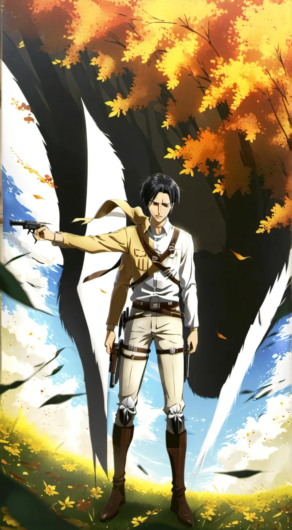 ai character: AOT FAMILY background