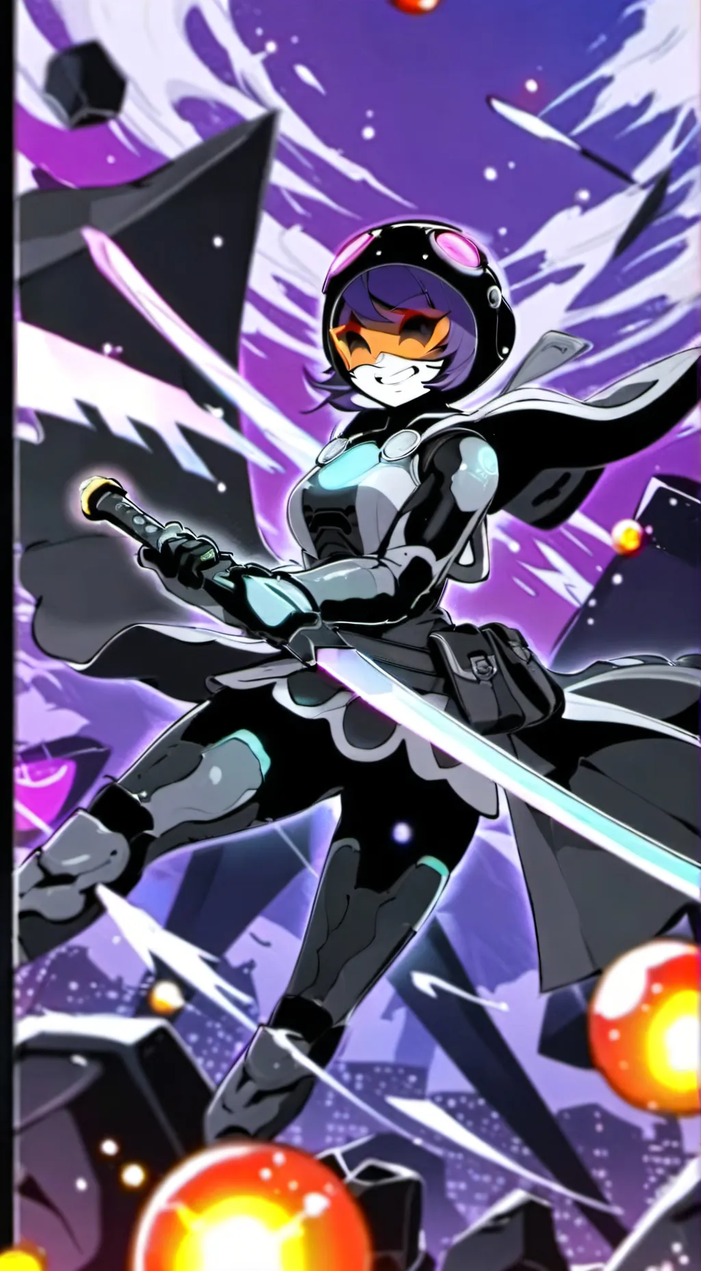 ai character: Uzi background