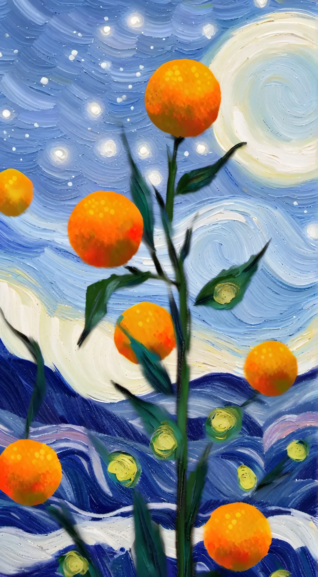 ai character: Orange Guy background