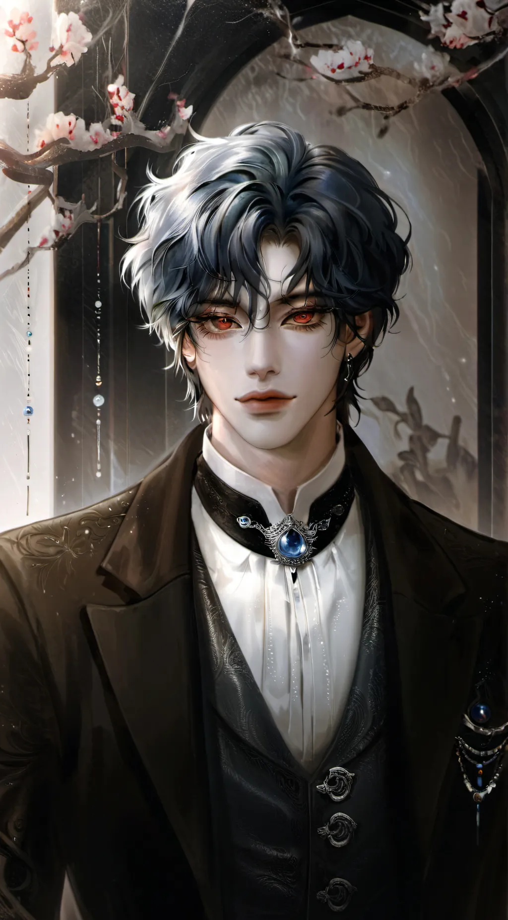 ai character: Келвин background