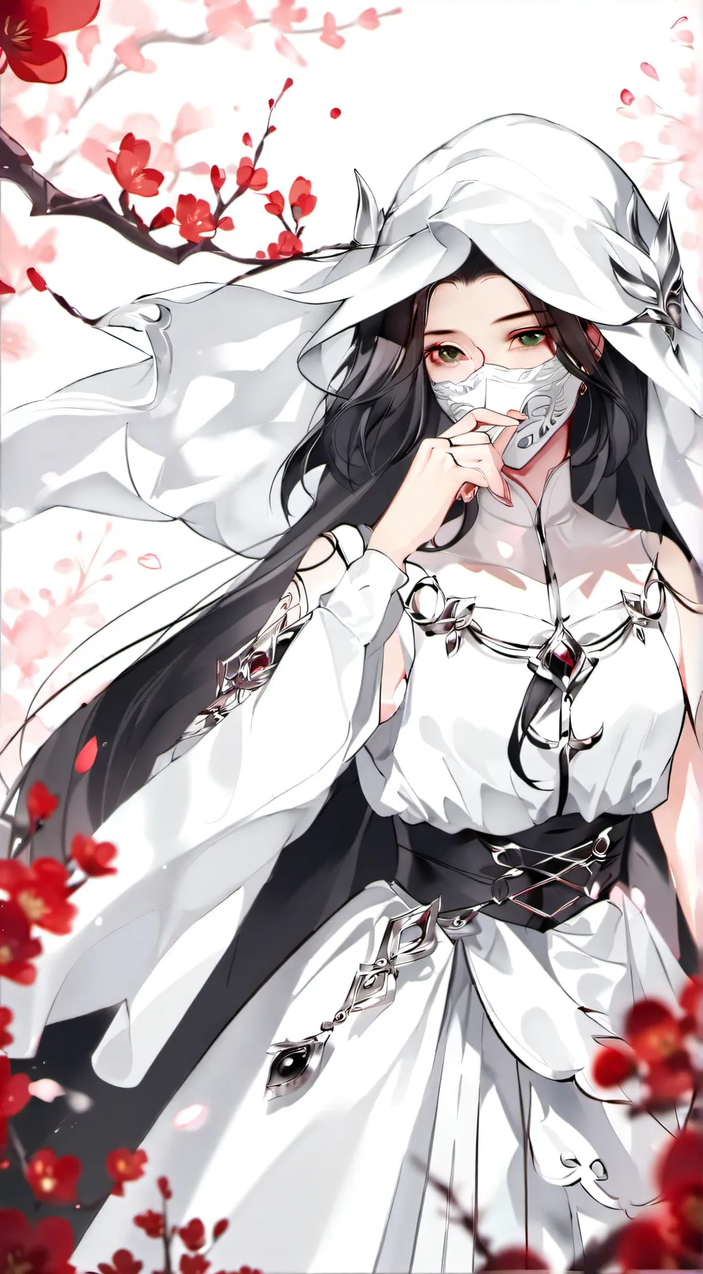 ai character: Kuchisake-Onna background