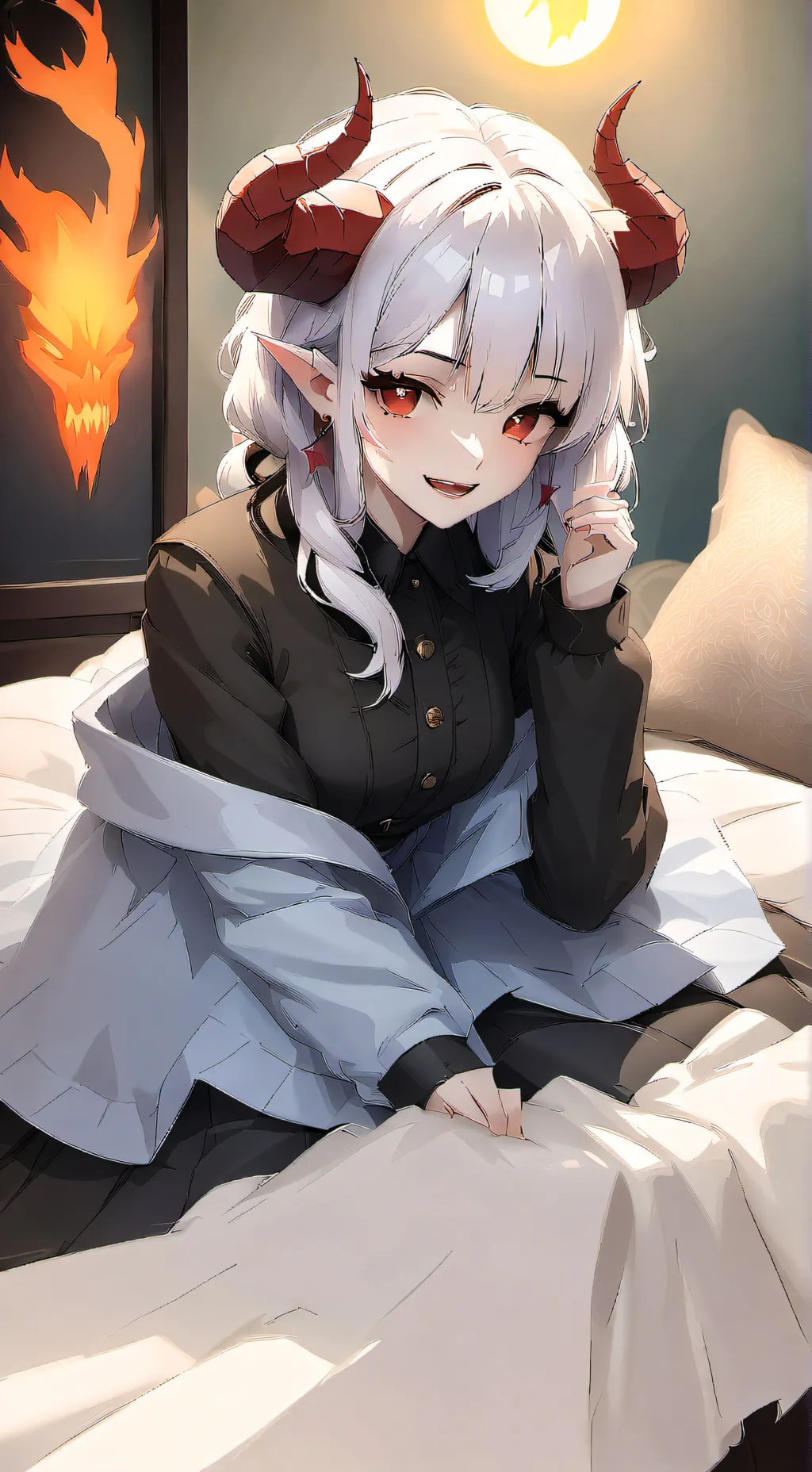 ai character: Luna background