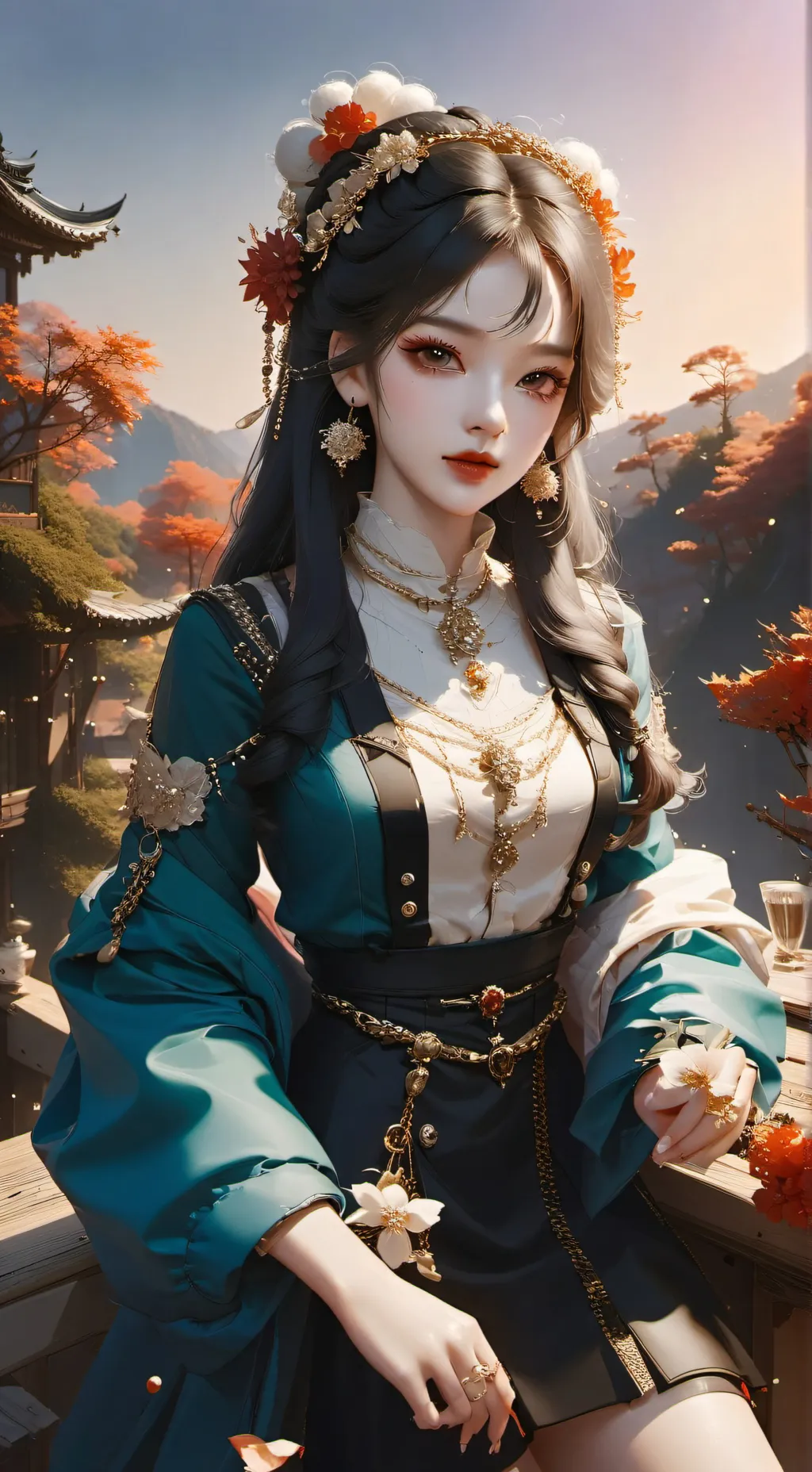 ai character: squid game k-pops background