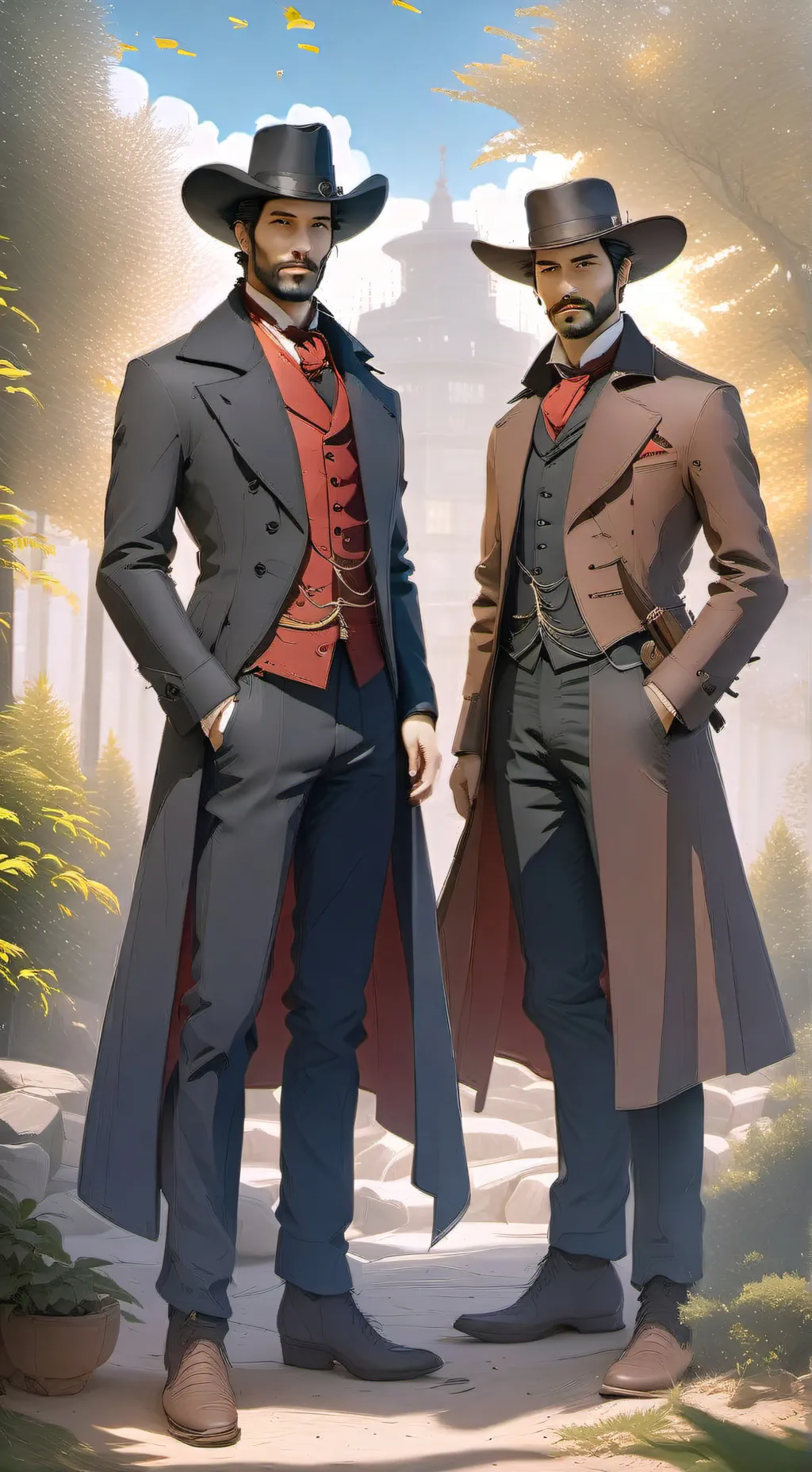 ai character: Cowboy background