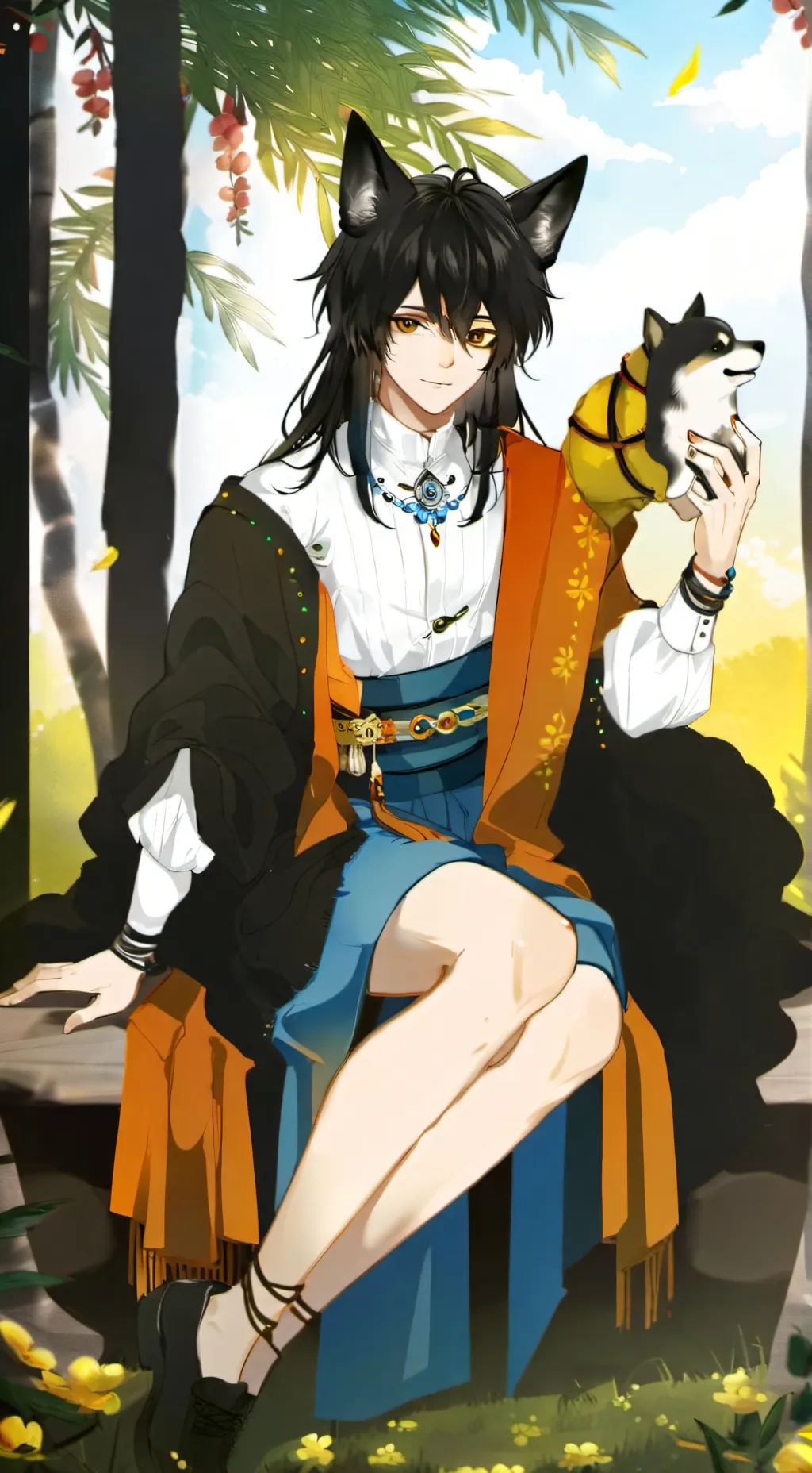 ai character: Allen background