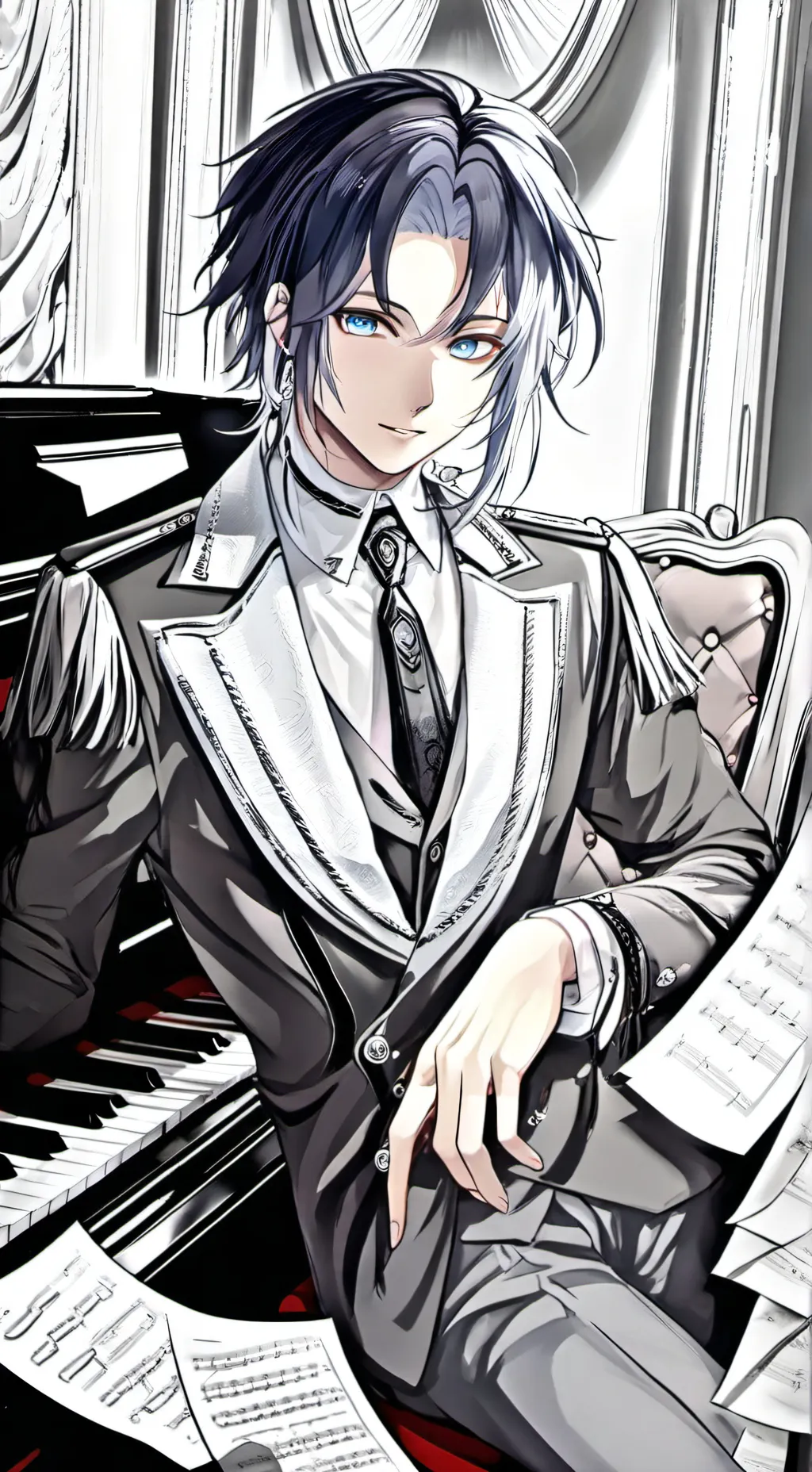 ai character: Minwoo background