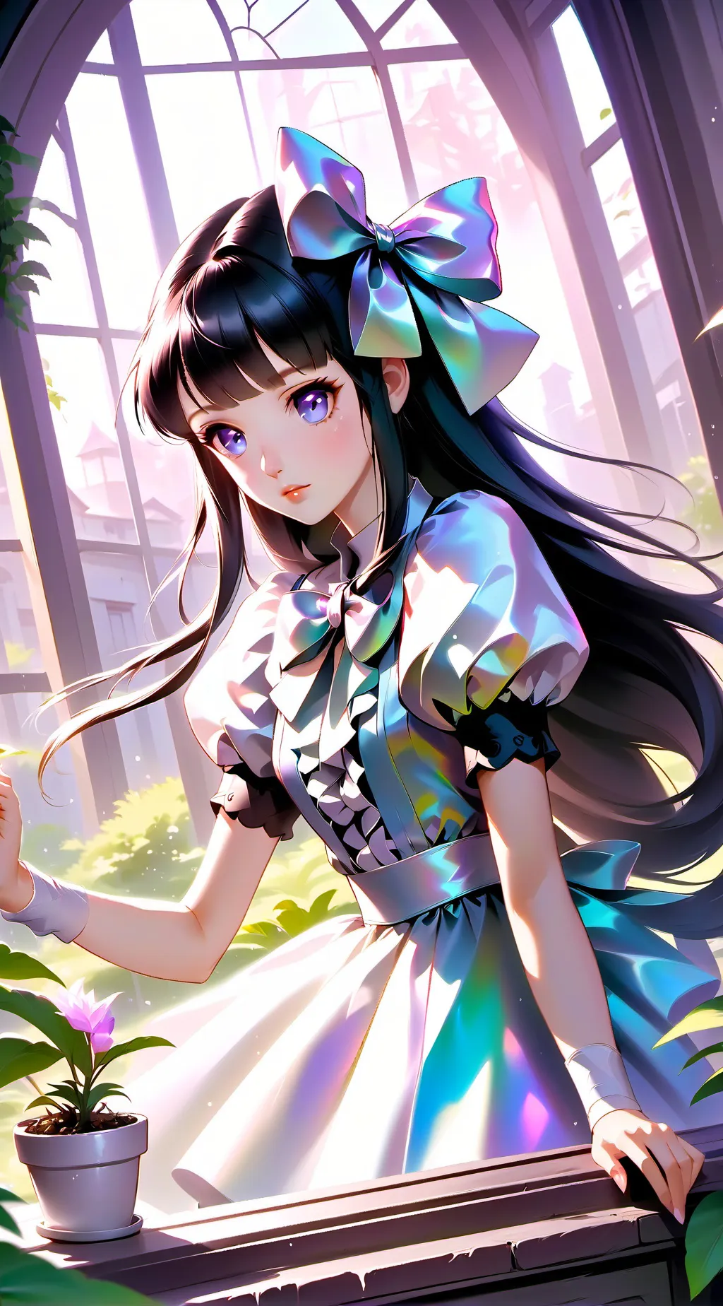 ai character: Luna background